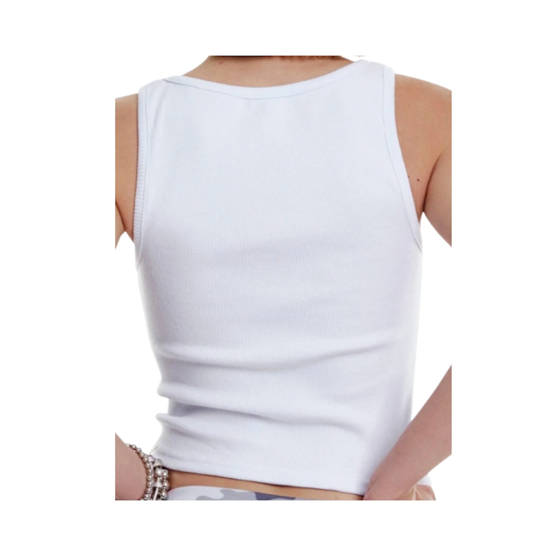 MISI White Rib Top - Image 2