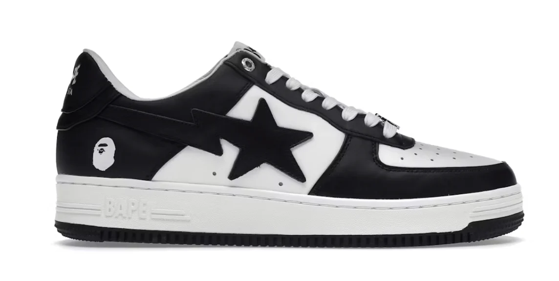A Bathing Ape Bape Sta White Black (2022)