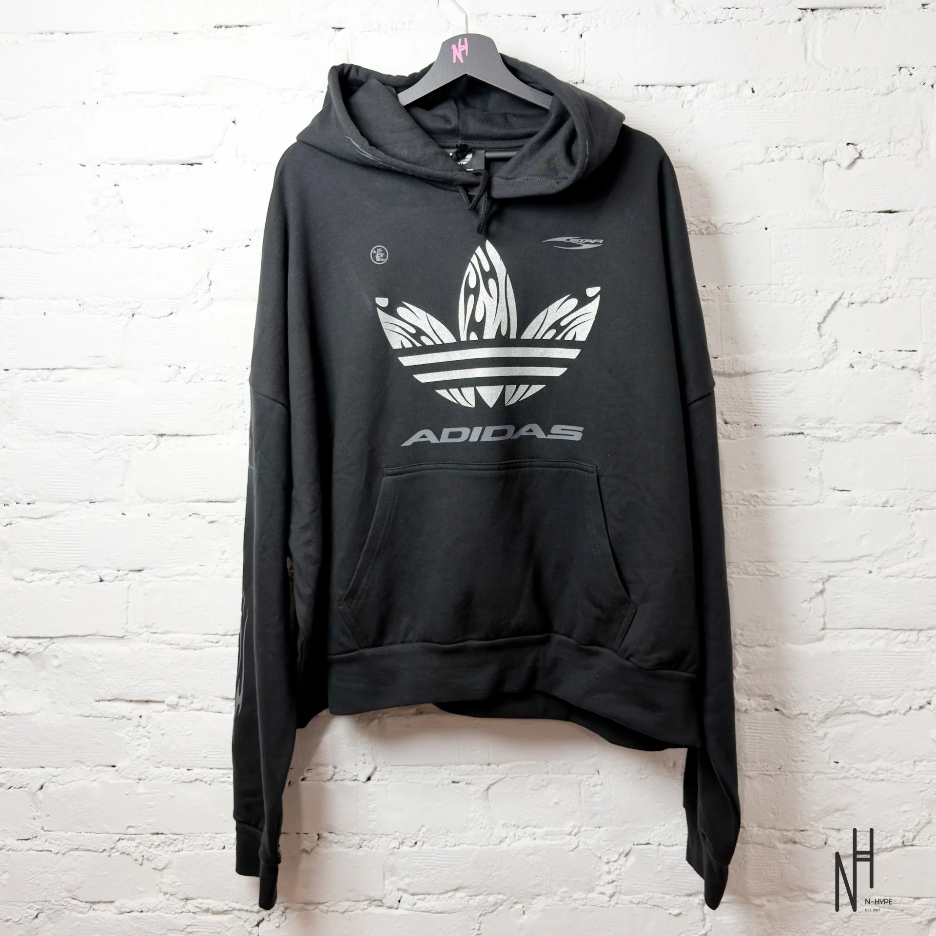 Hellstar x Adidas ComplexCon Hoodie Black