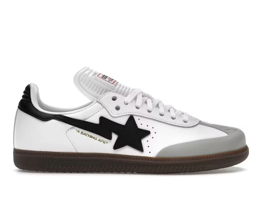 adidas Samba Bape White Black Gum