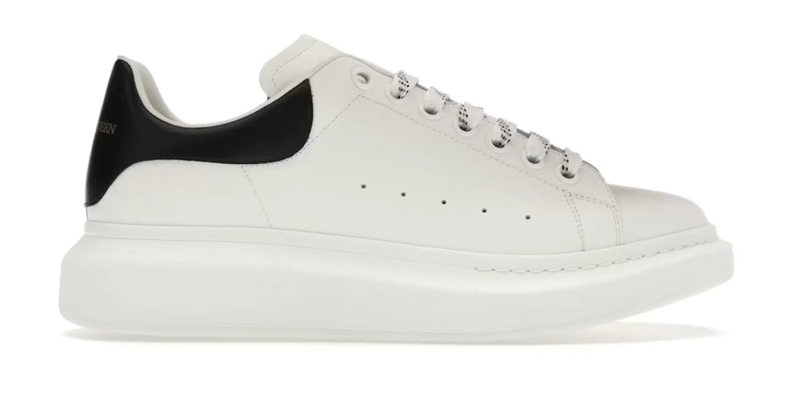 Alexander McQueen Oversized White Black