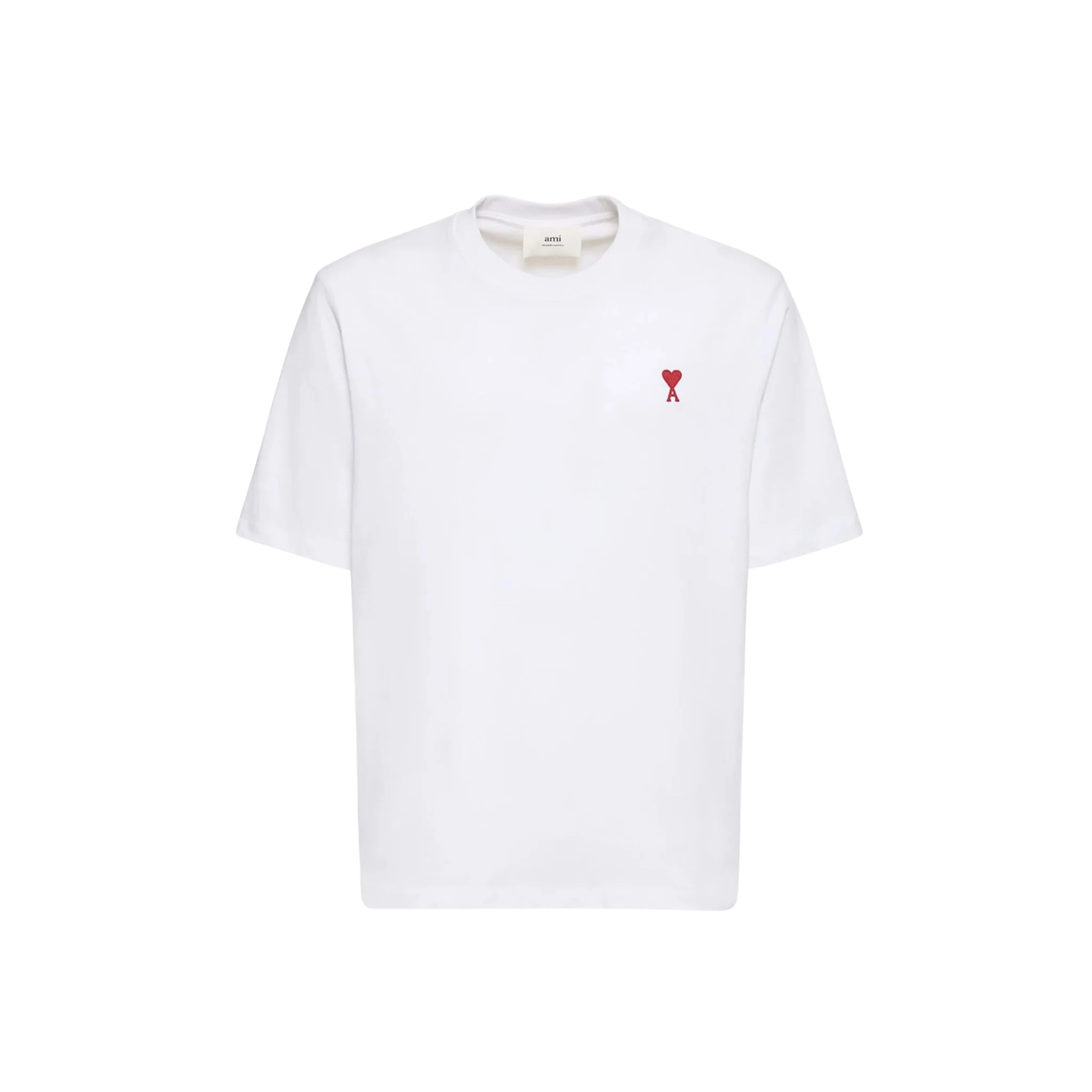 AMI Paris Logo Heavy Cotton T-shirt