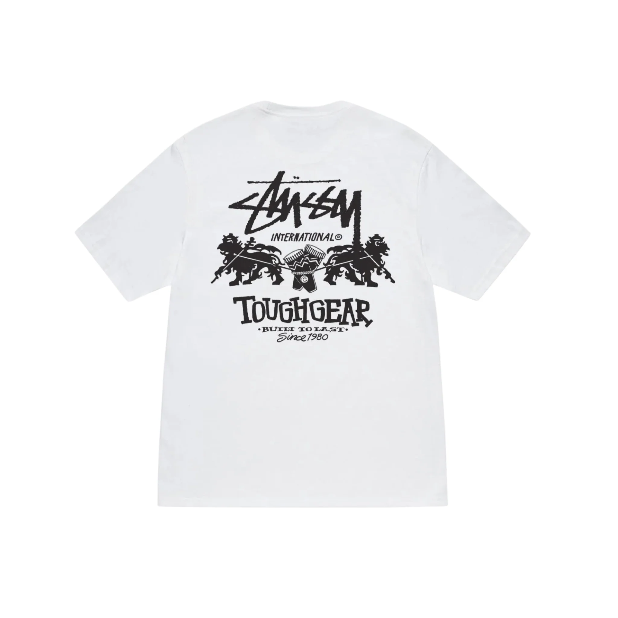 Stussy Tough Gear International Tee White