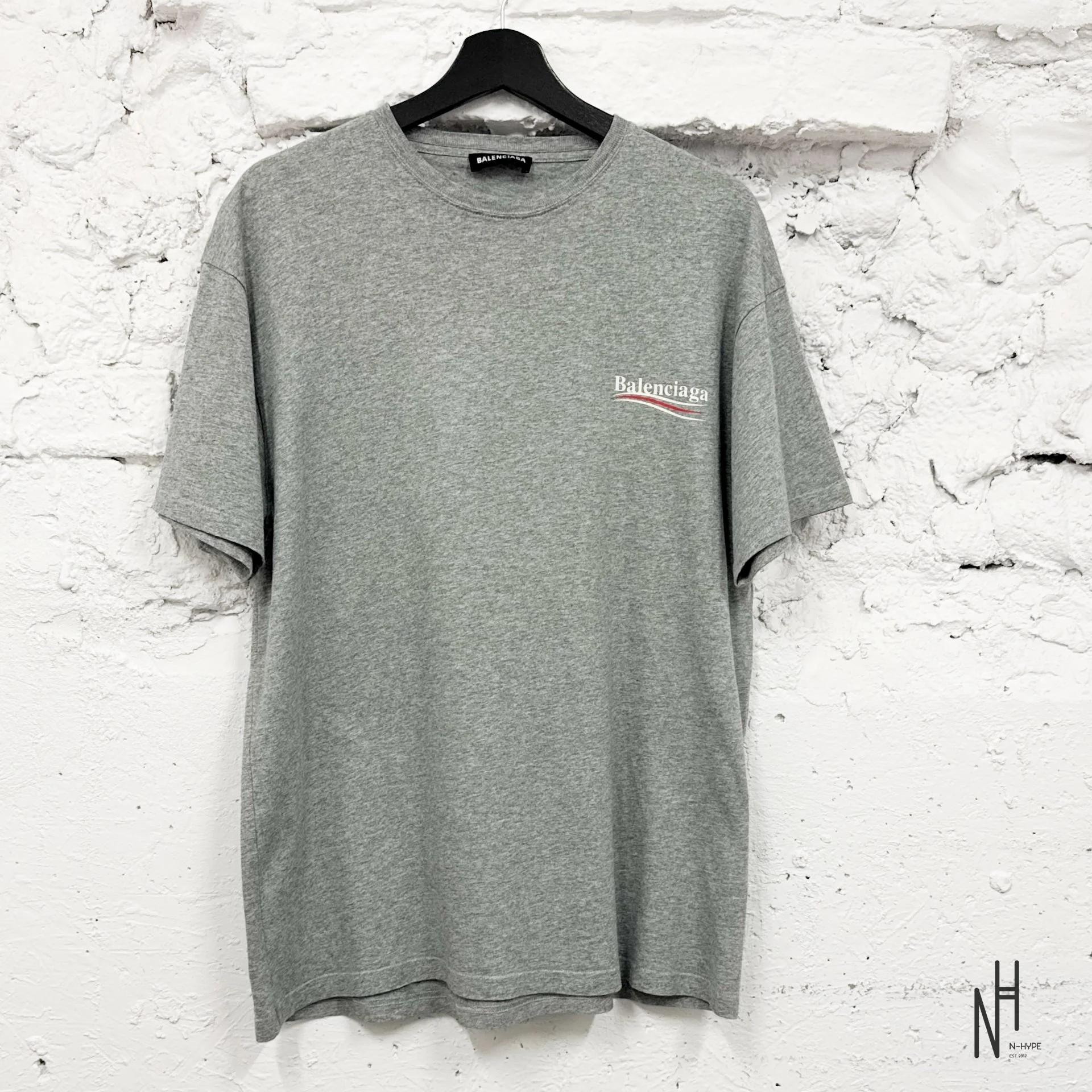 Balenciaga Political T-shirt Grey