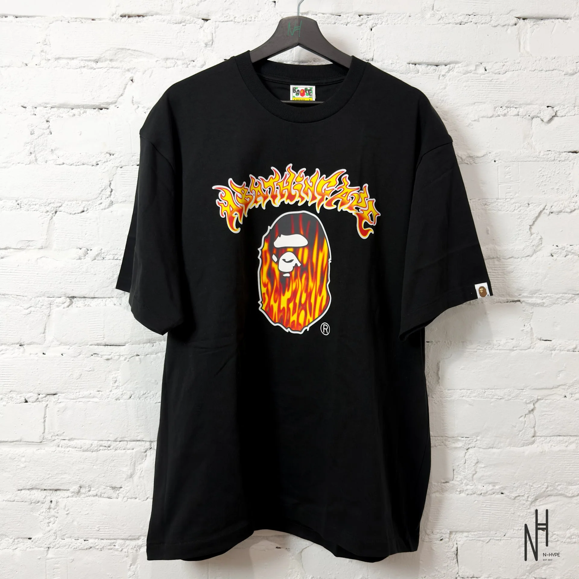 BAPE A Rising Bape Tee Black