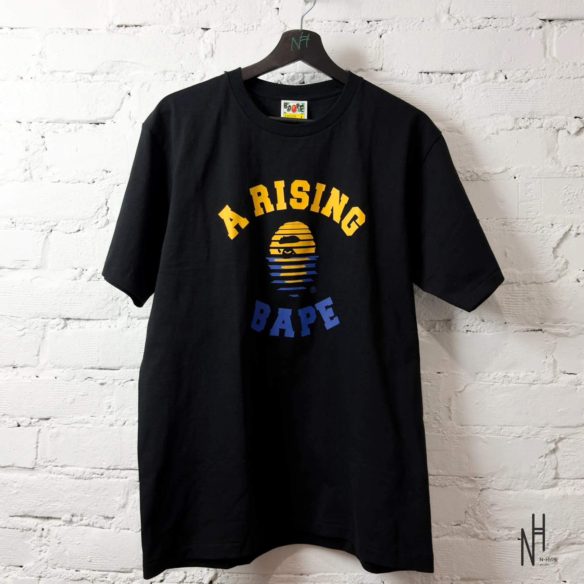 BAPE A Rising Bape Tee Black