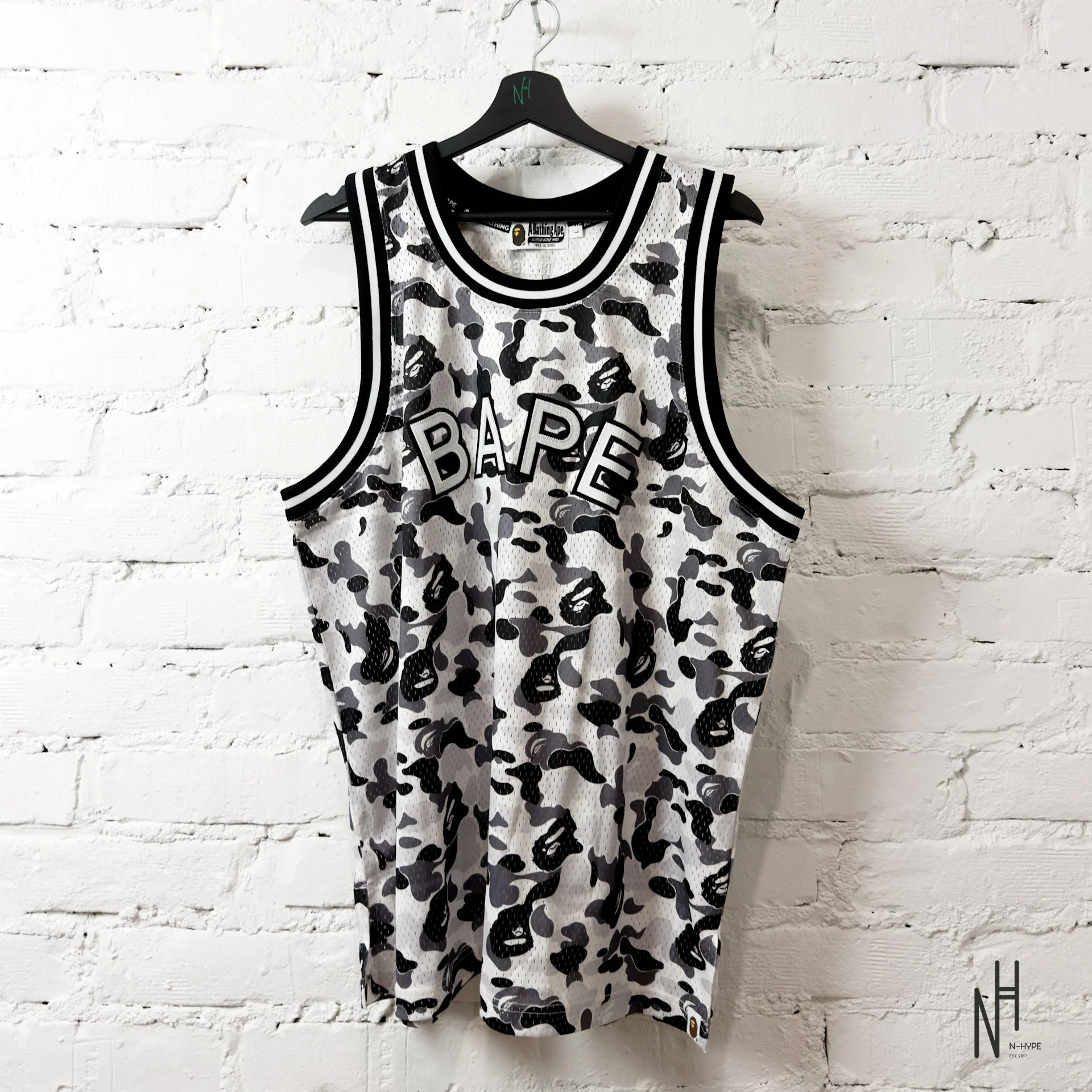 BAPE ABC Camo Tank Top Gray