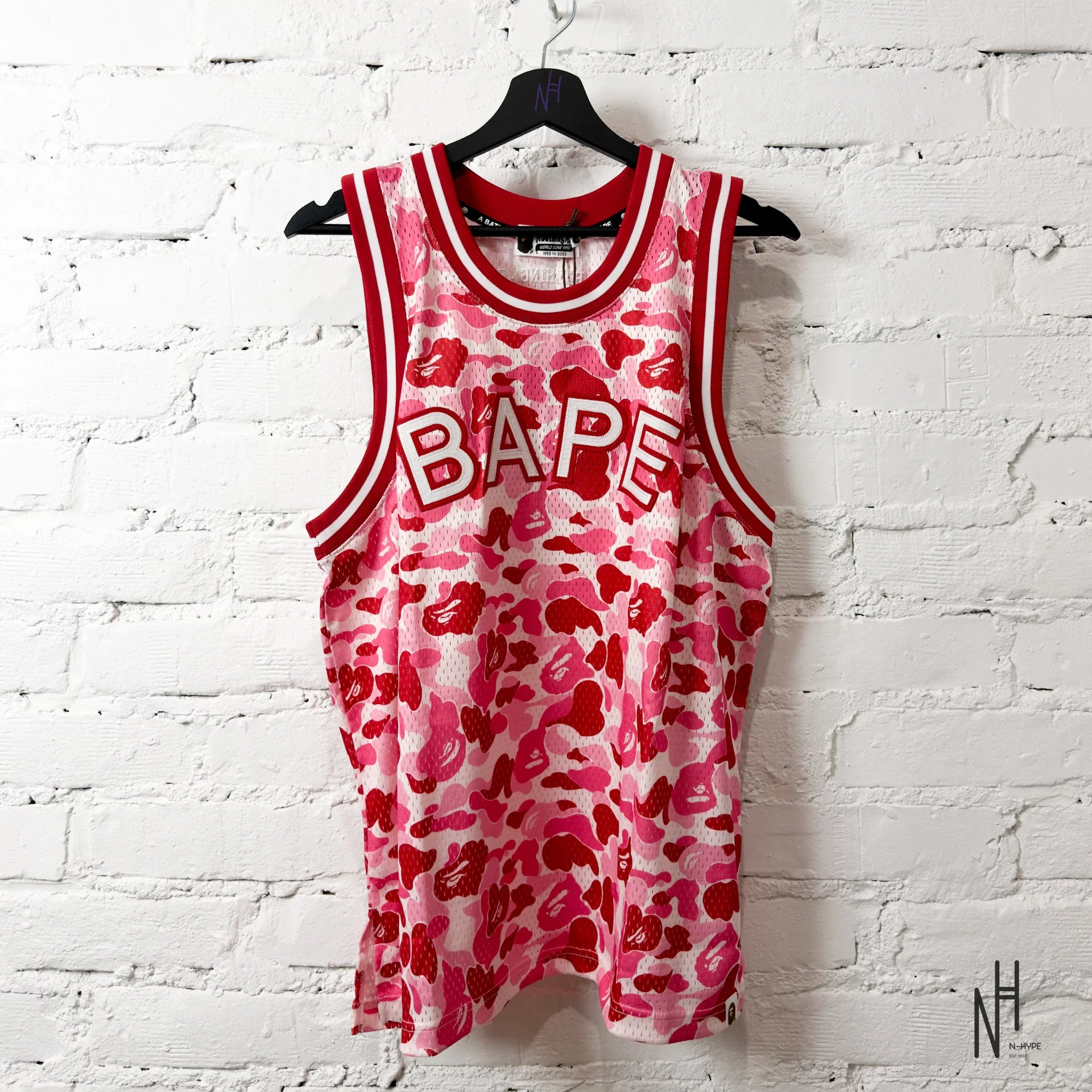 BAPE ABC Camo Tank Top Pink