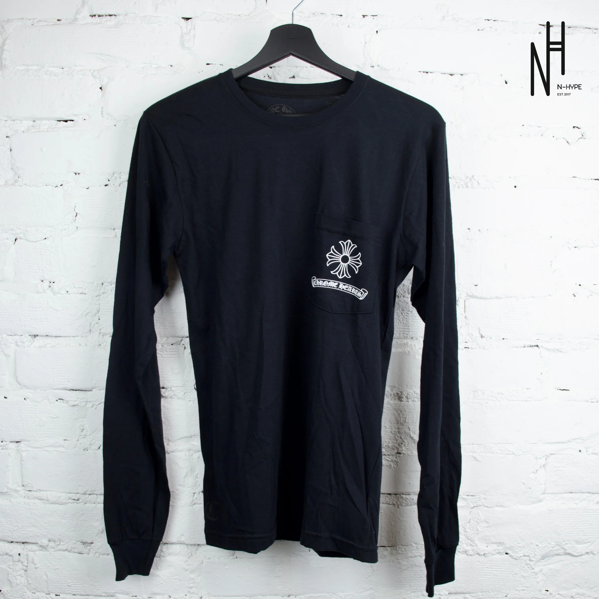 Chrome Hearts USA Dagger Black Longsleve Tshirt