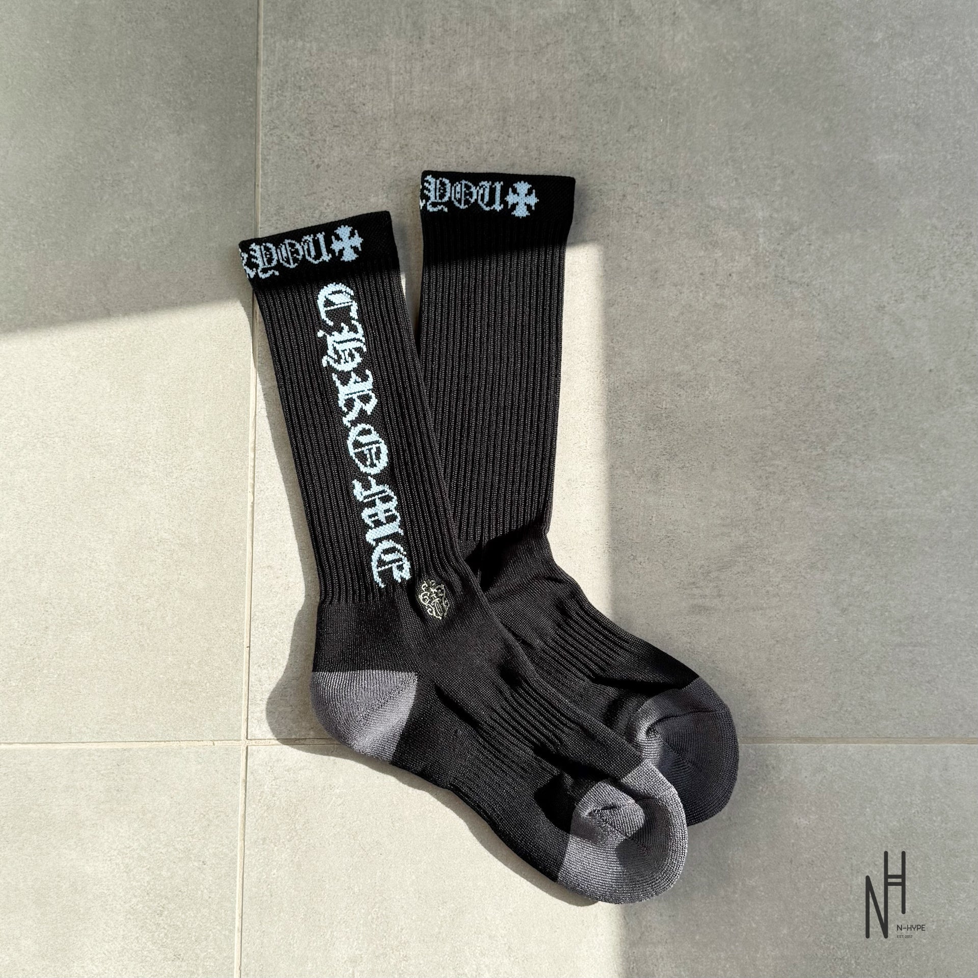 Chrome Hearts CH Socks /Black/Blue/Grey - Image 2