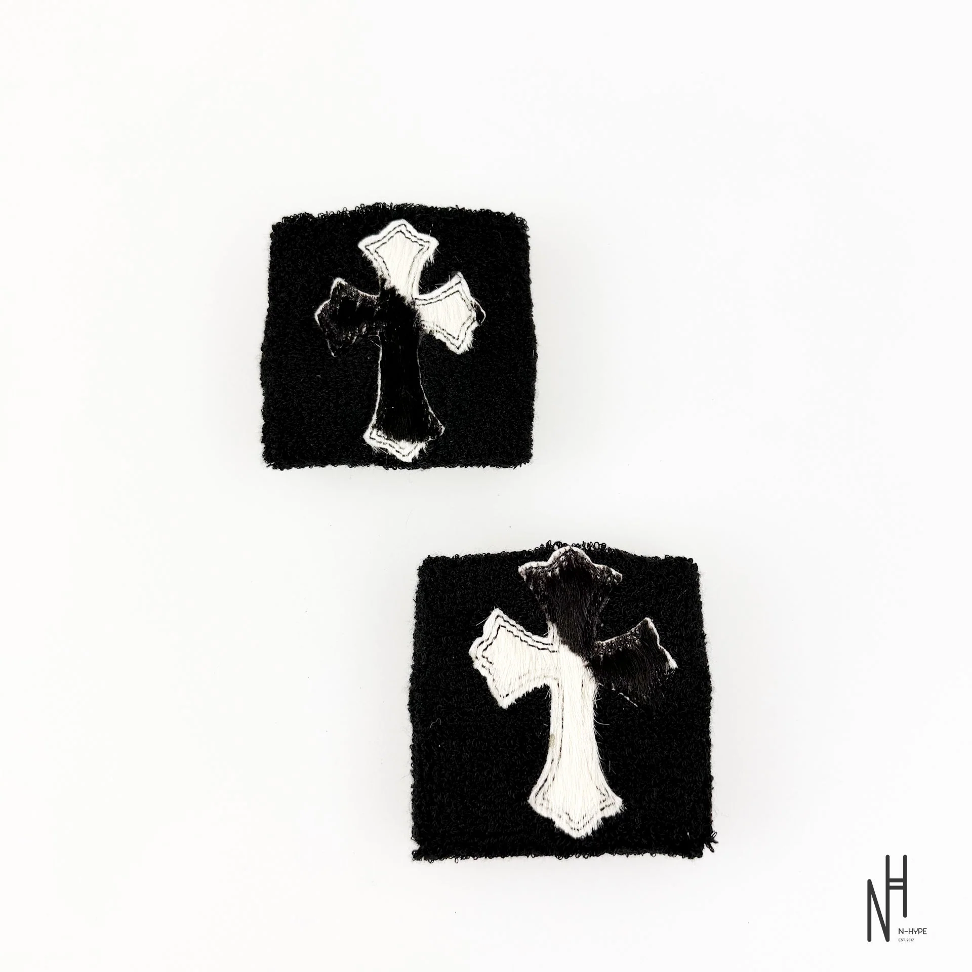 Chrome Hearts Cross Patch Wrist Sweatband - Image 3