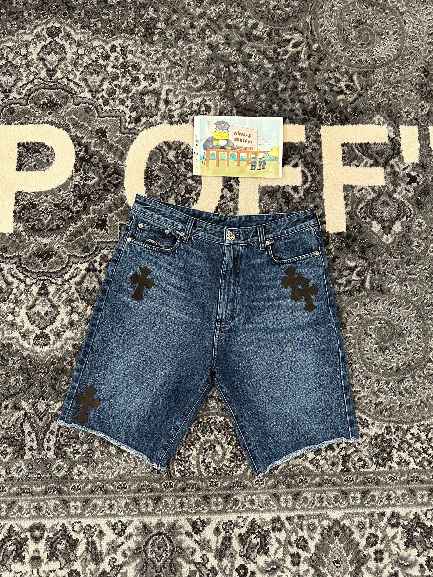 Chrome Hearts Denim Shorts