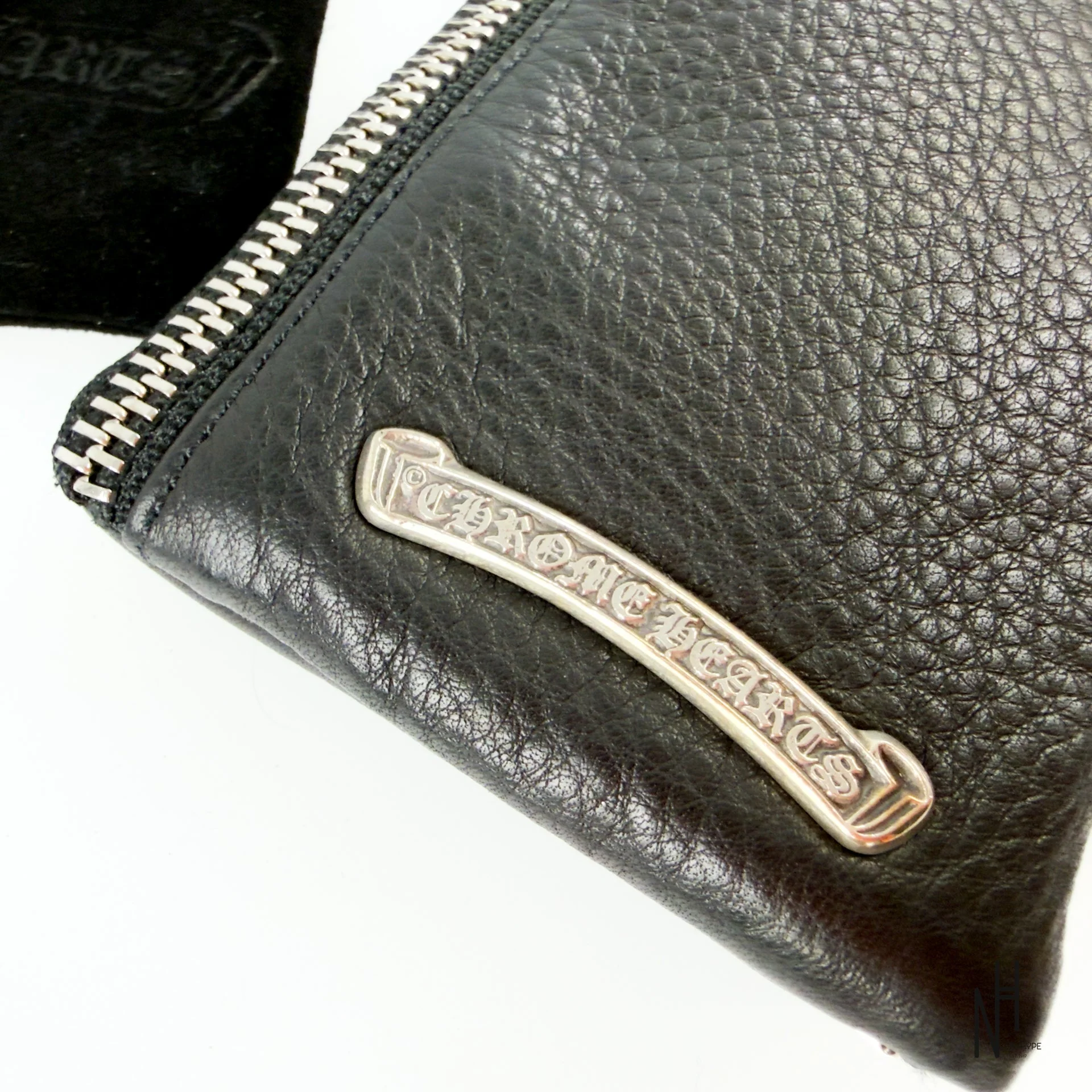 Chrome Hearts Double Zip Dagger Leather Wallet Black - Image 7