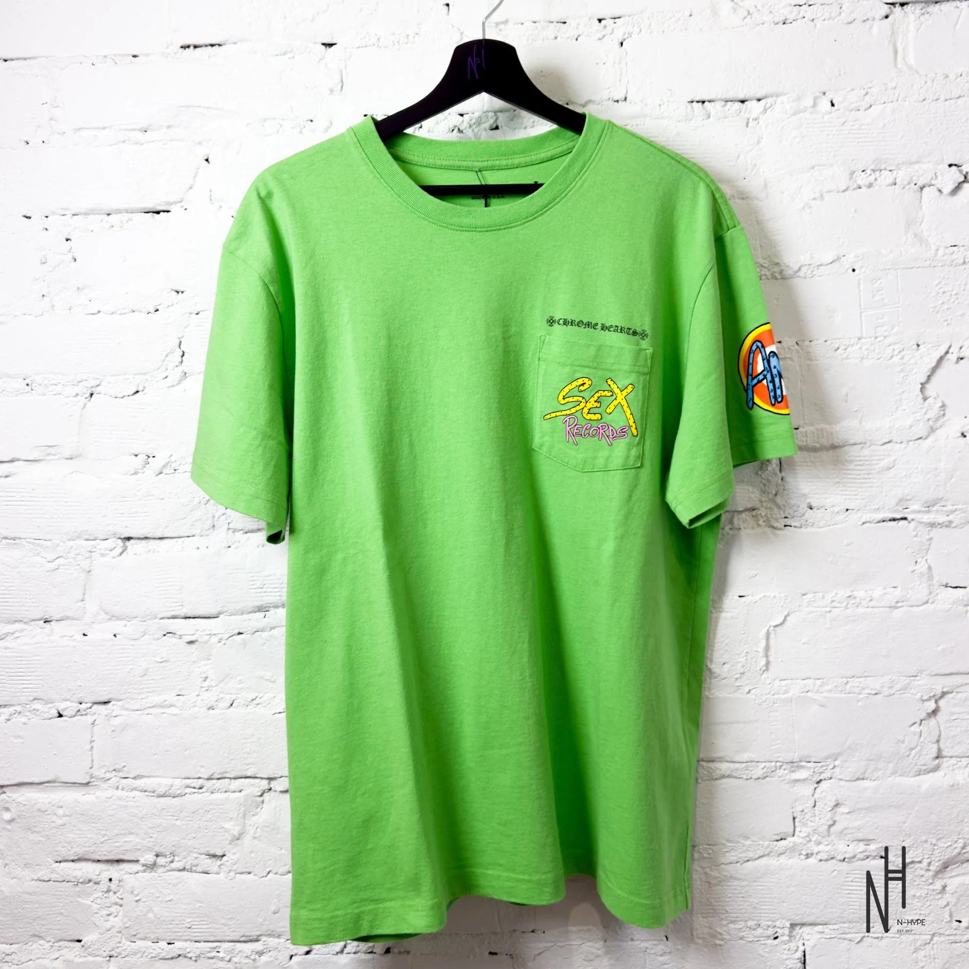 Chrome Hearts Green Sex Records Tee