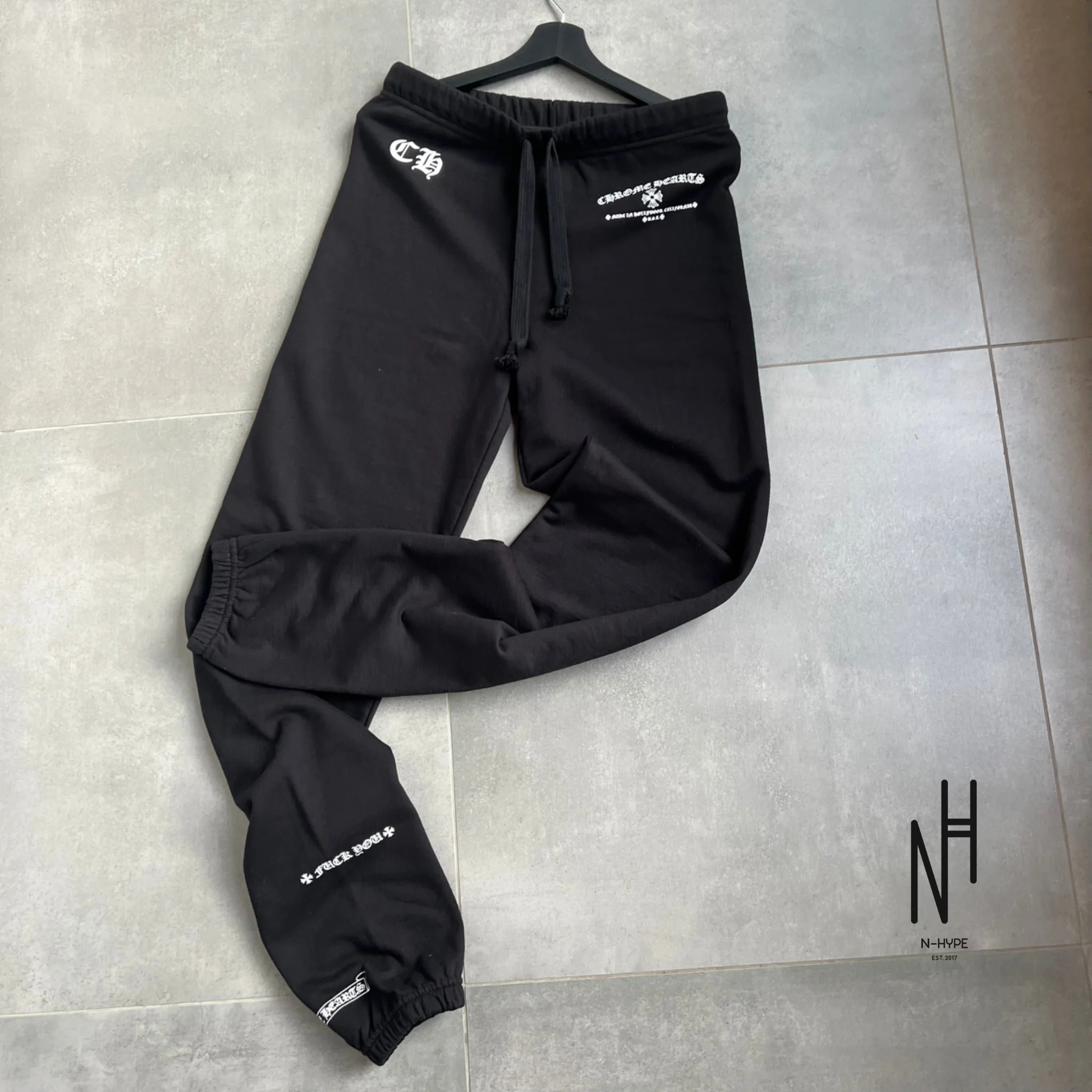 Chrome Hearts Made in Hollywod Black Sweatpants