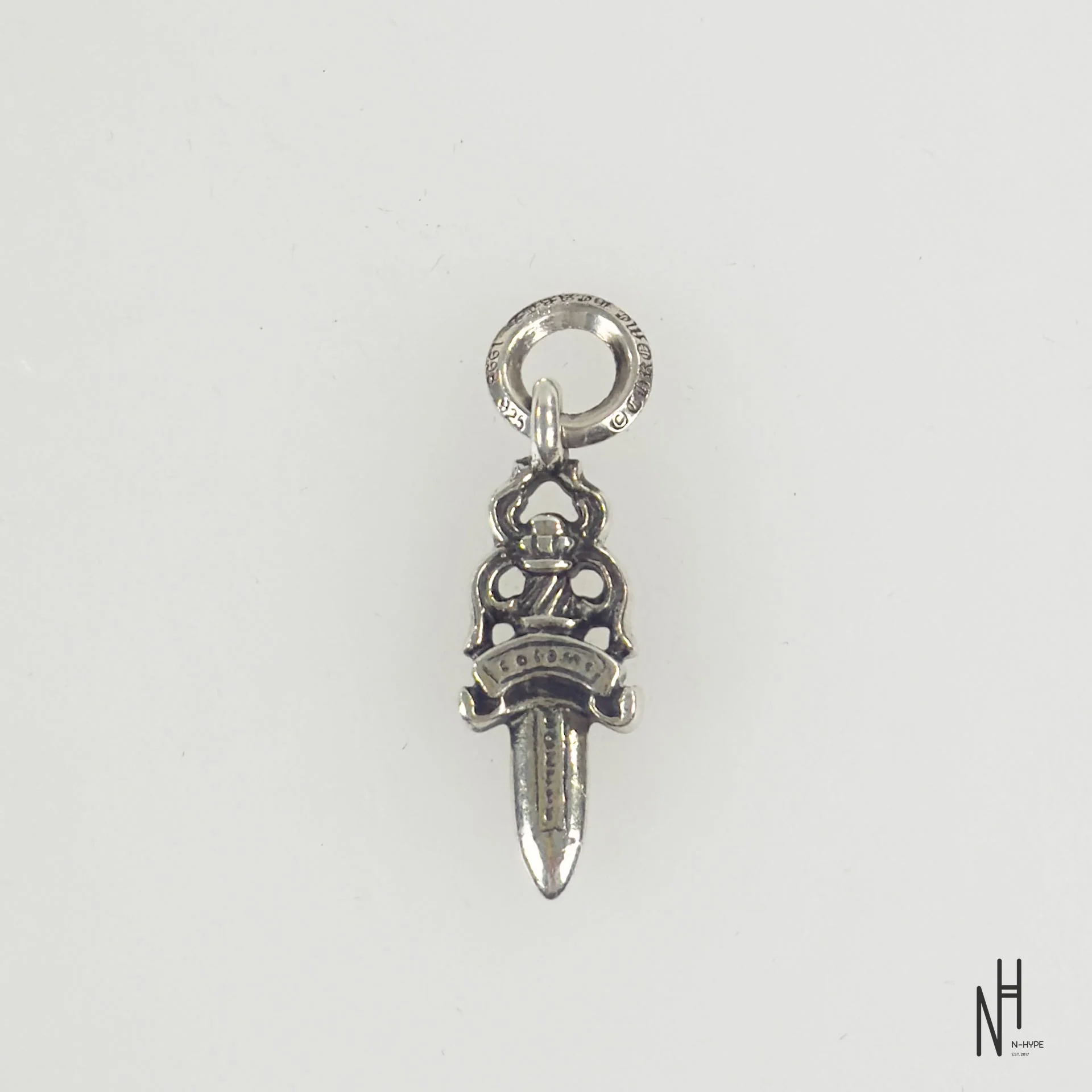 Chrome Hearts Small Dagger Charm Pendant