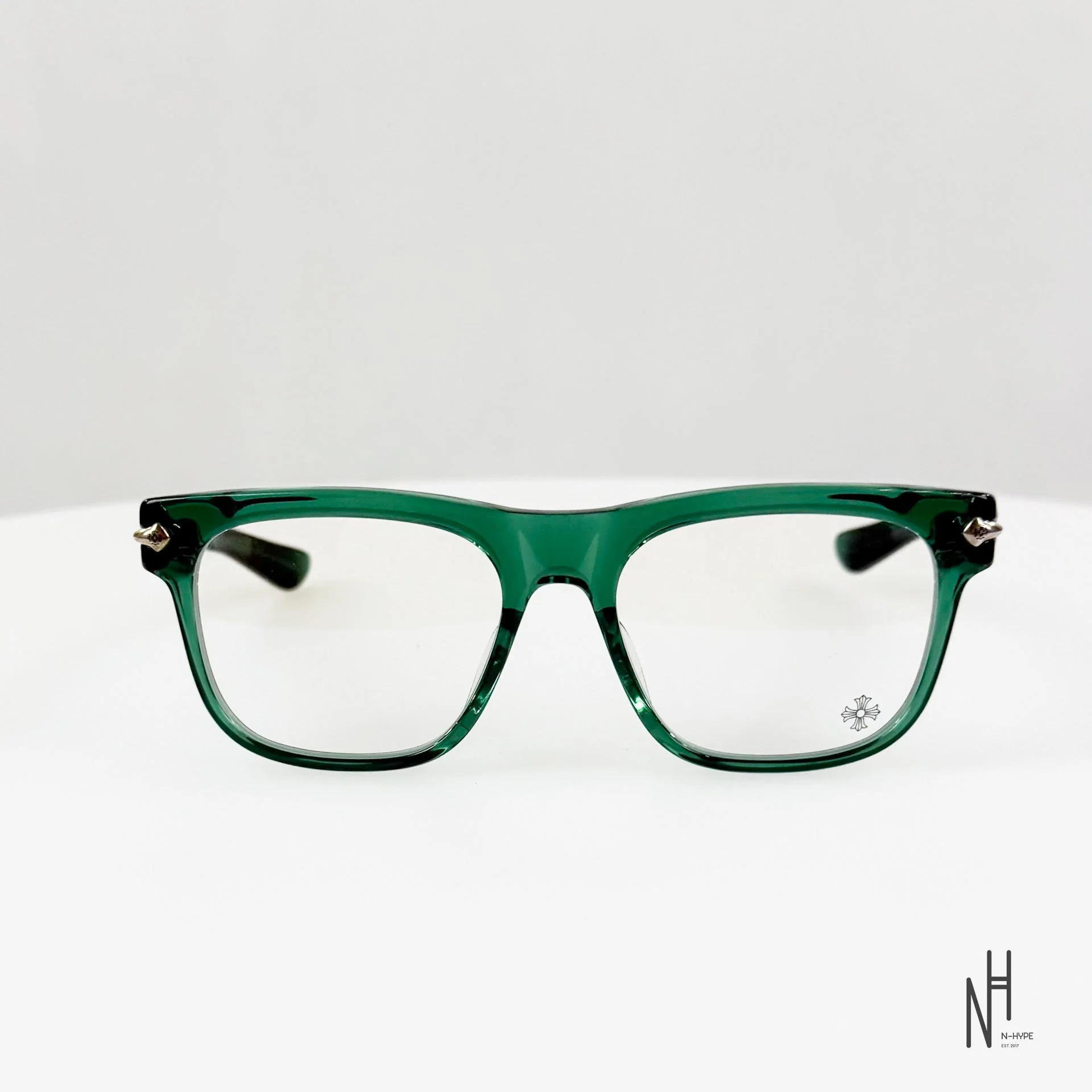 Chrome Hearts Sunglasses / Green / Silver