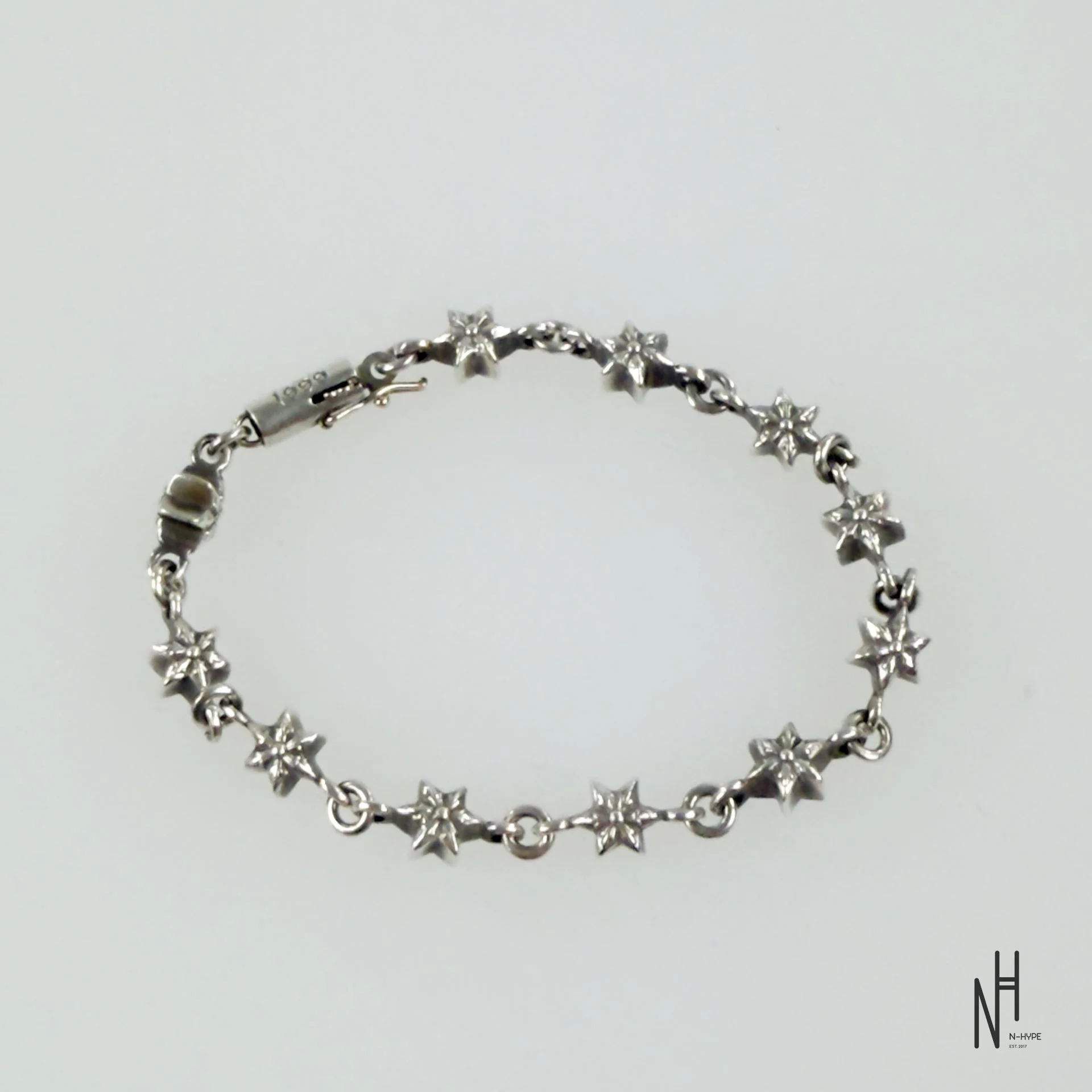 Chrome Hearts Tiny Star 11 Link Bracelet