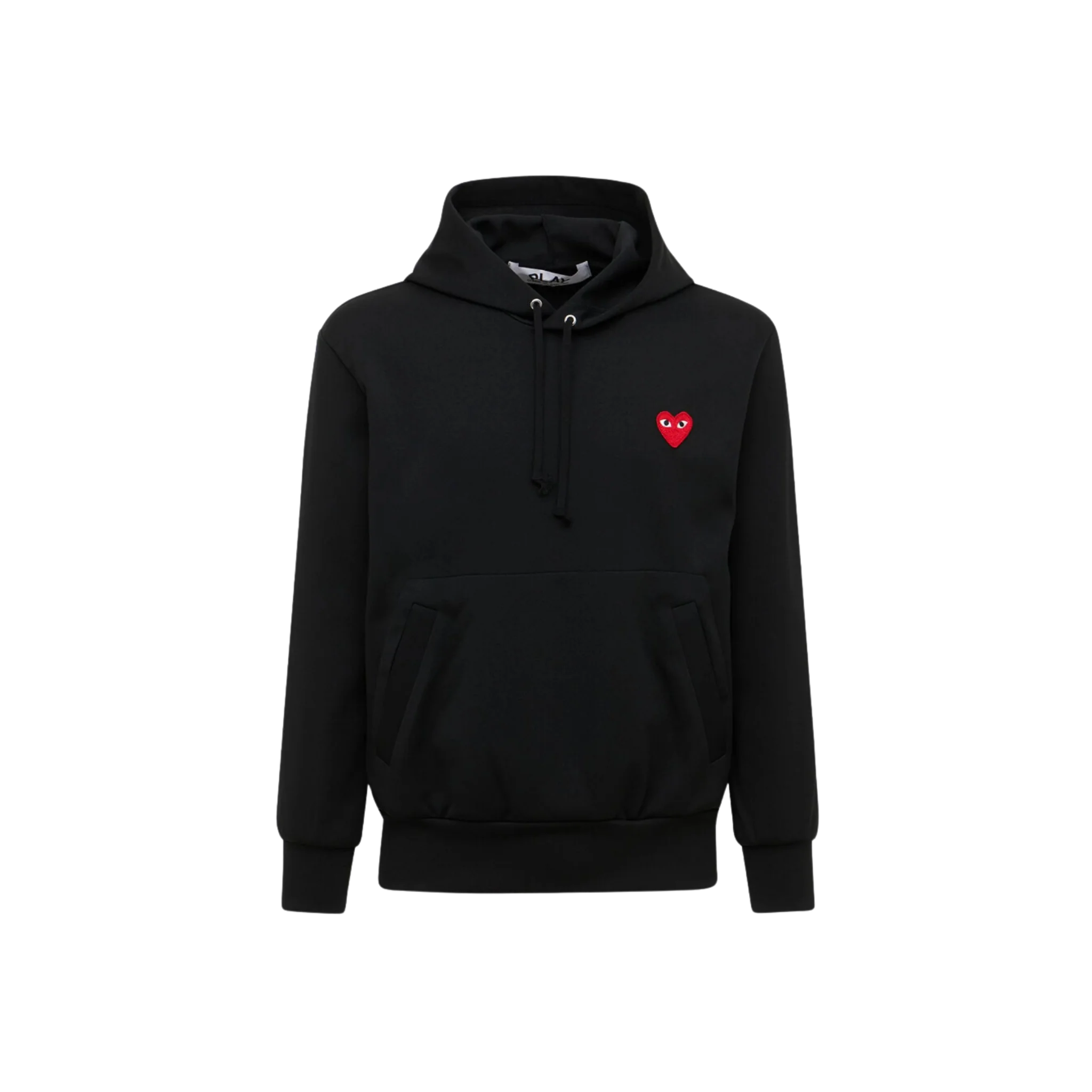 Comme des Garçons Play Mini Heart Patch Jersey Black Hoodie