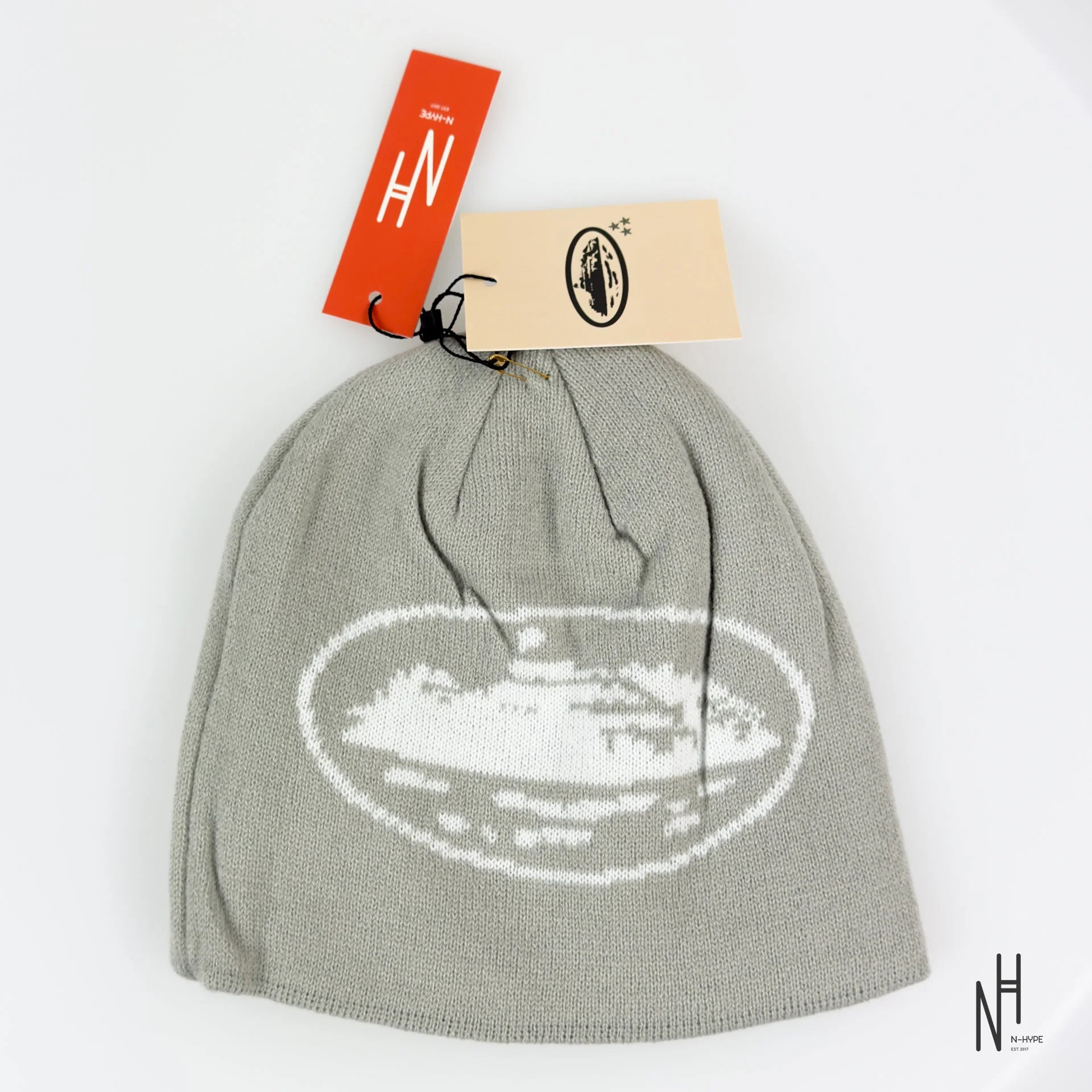 Corteiz Alcatraz Beanie Grey