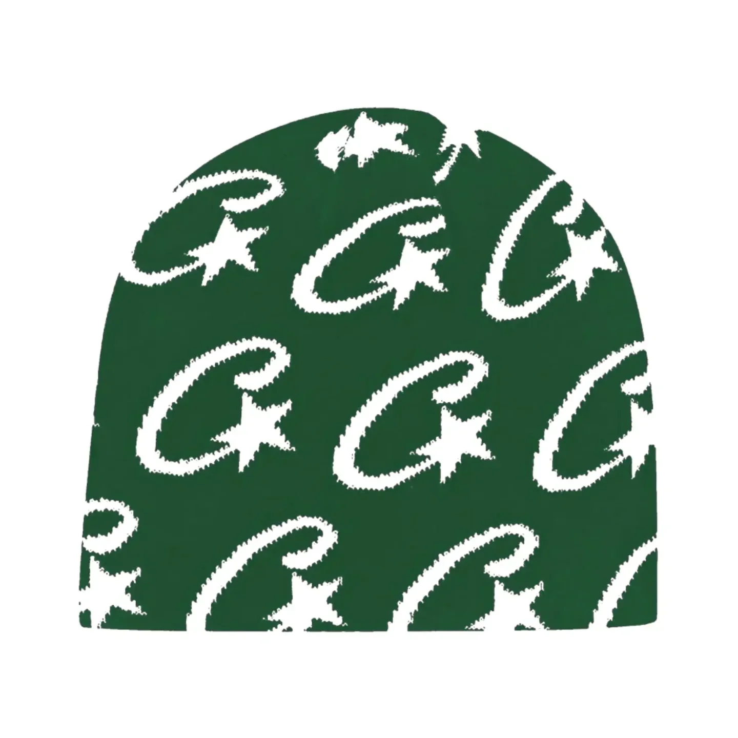 Corteiz C-Star Monogram Beanie Green