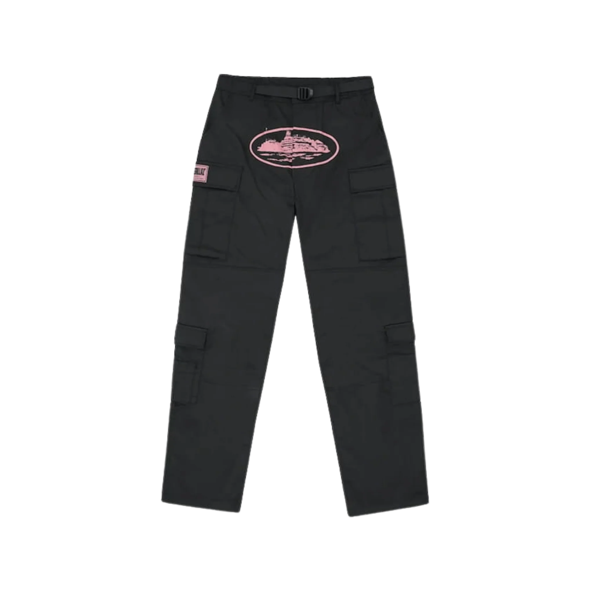 Corteiz Guerillaz Cargo Pant Black/Pink