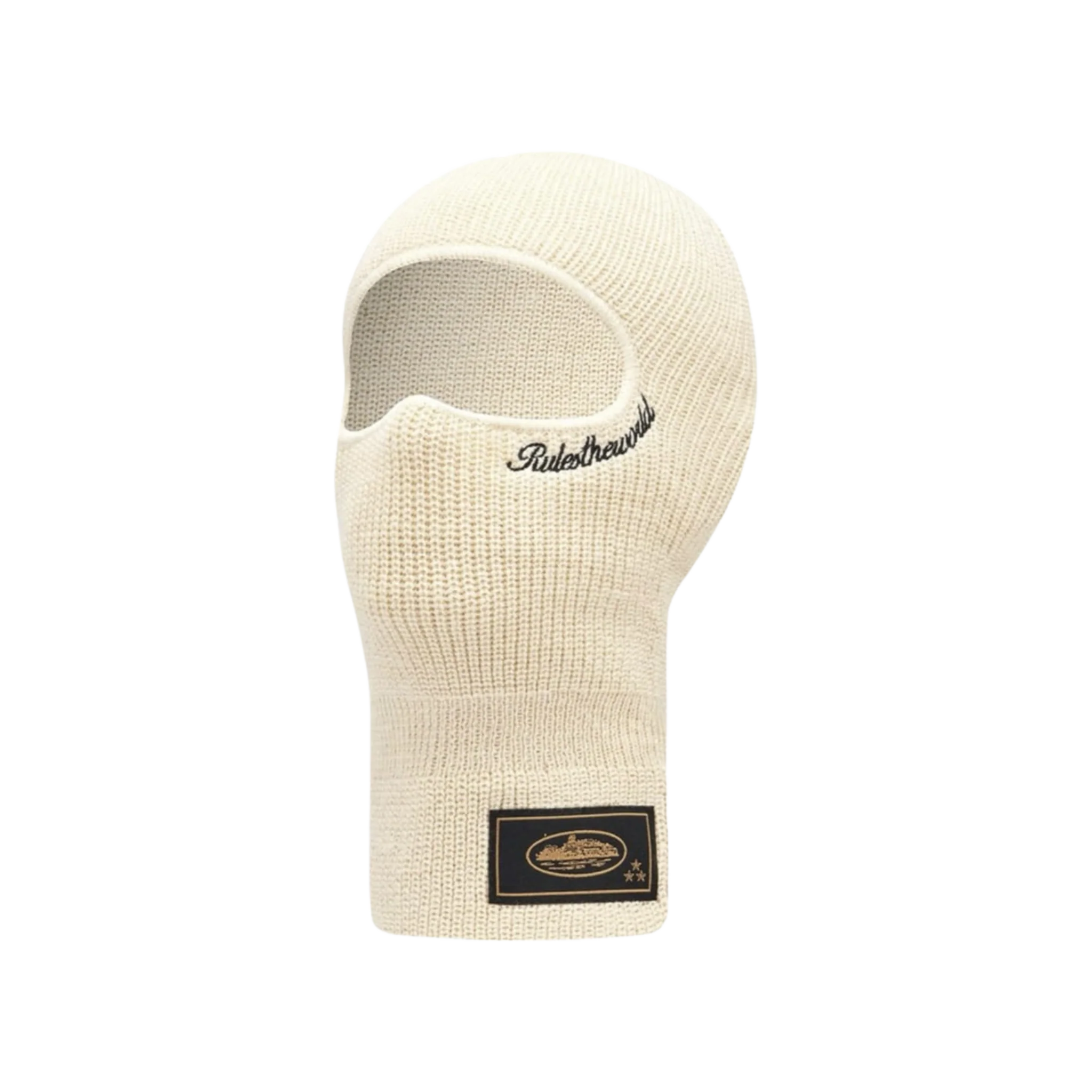 Corteiz Knit Balaclava Cream