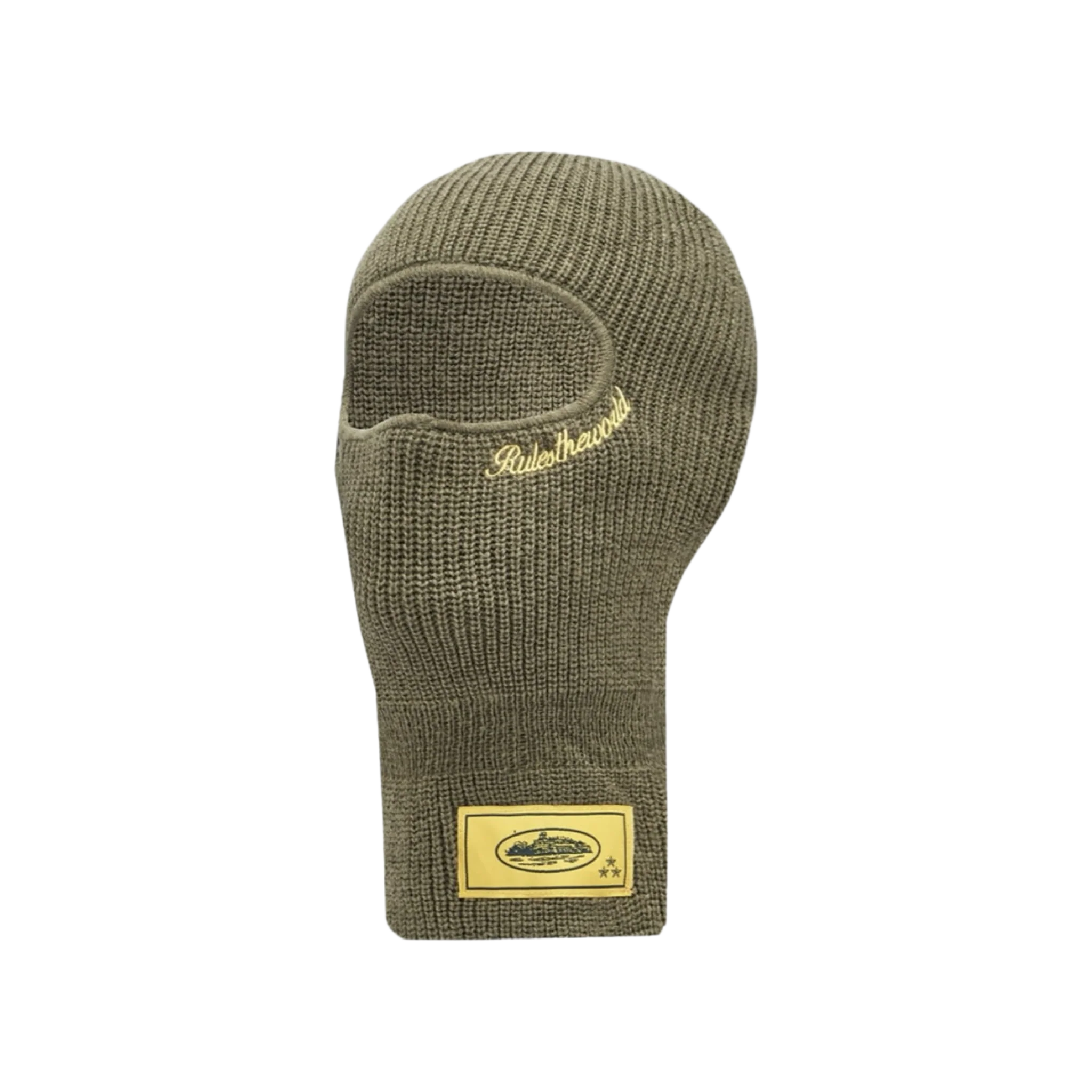 Corteiz Knit Balaclava Green