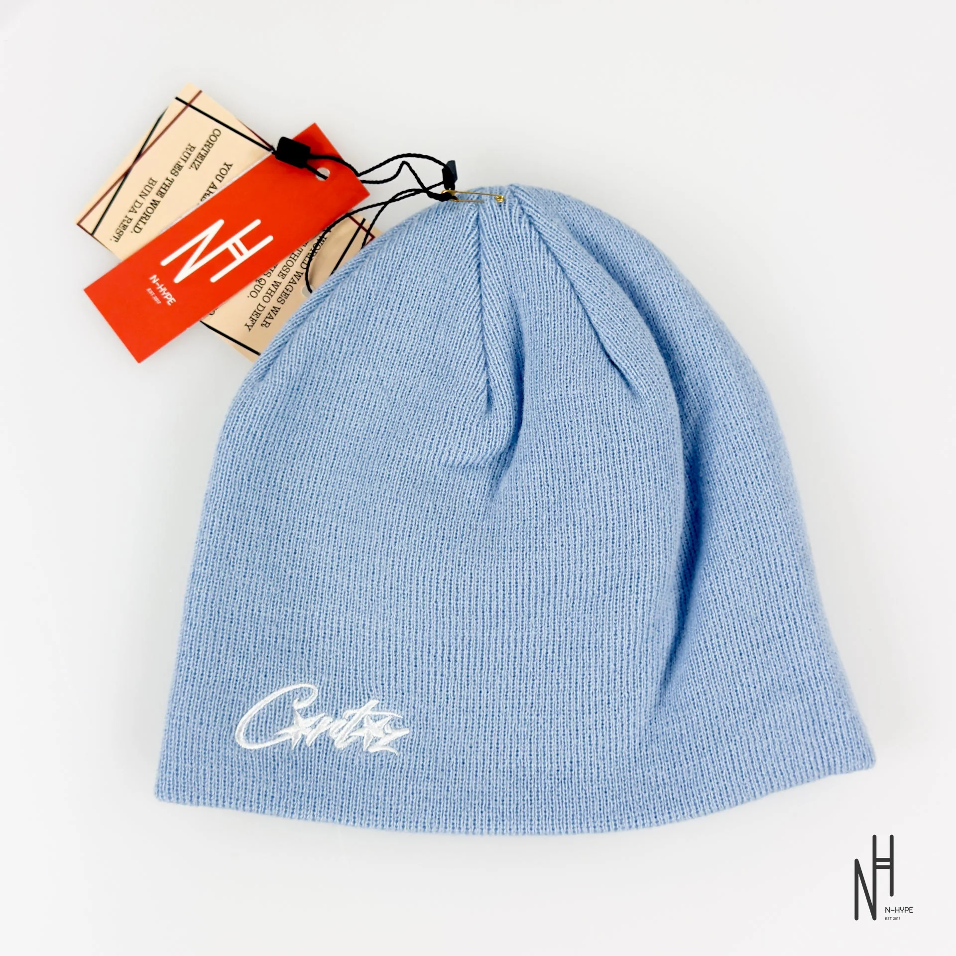 Corteiz Micro Allstarz Skully Baby Blue