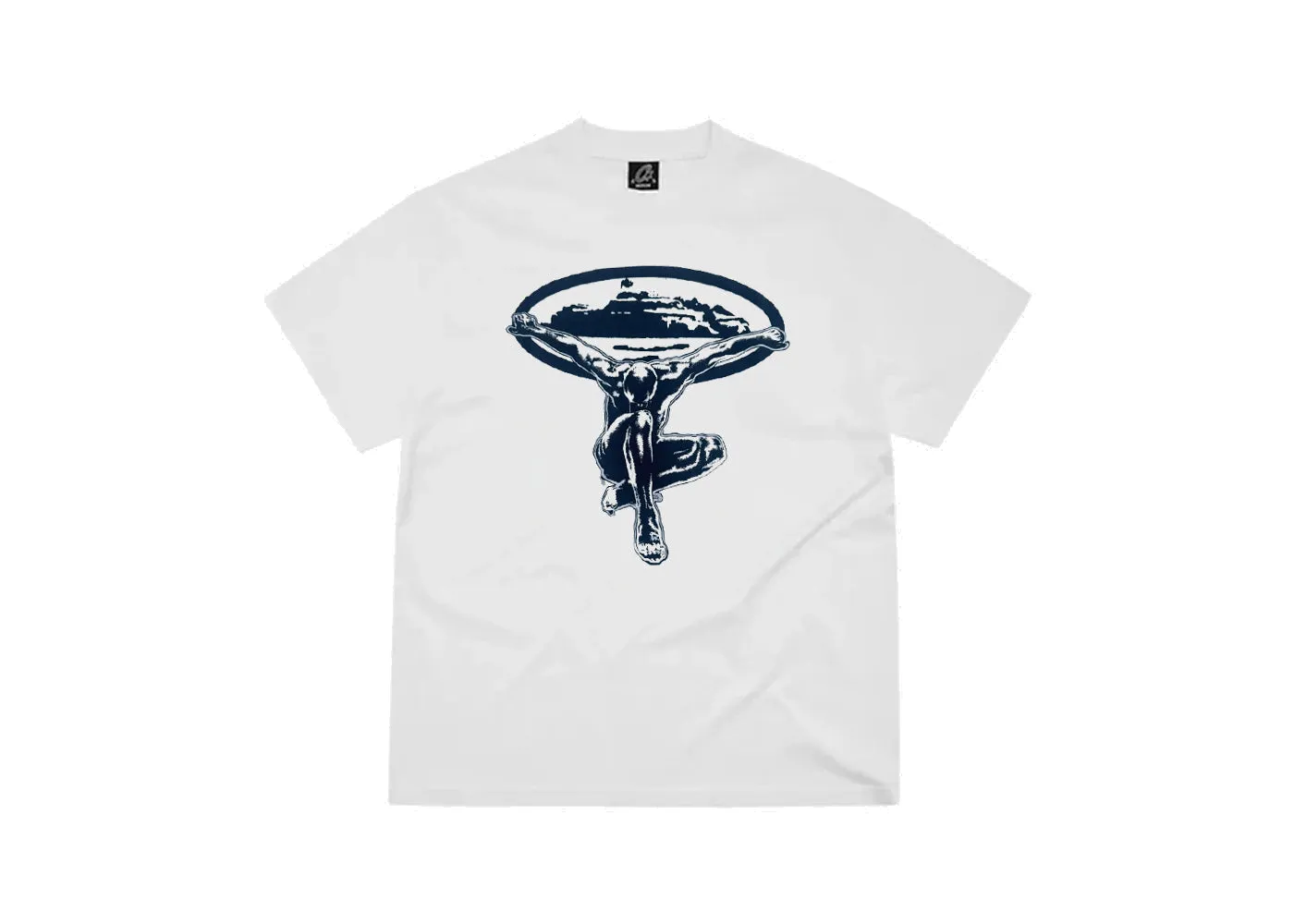 Corteiz RTW Alcatraz Statue Tee White