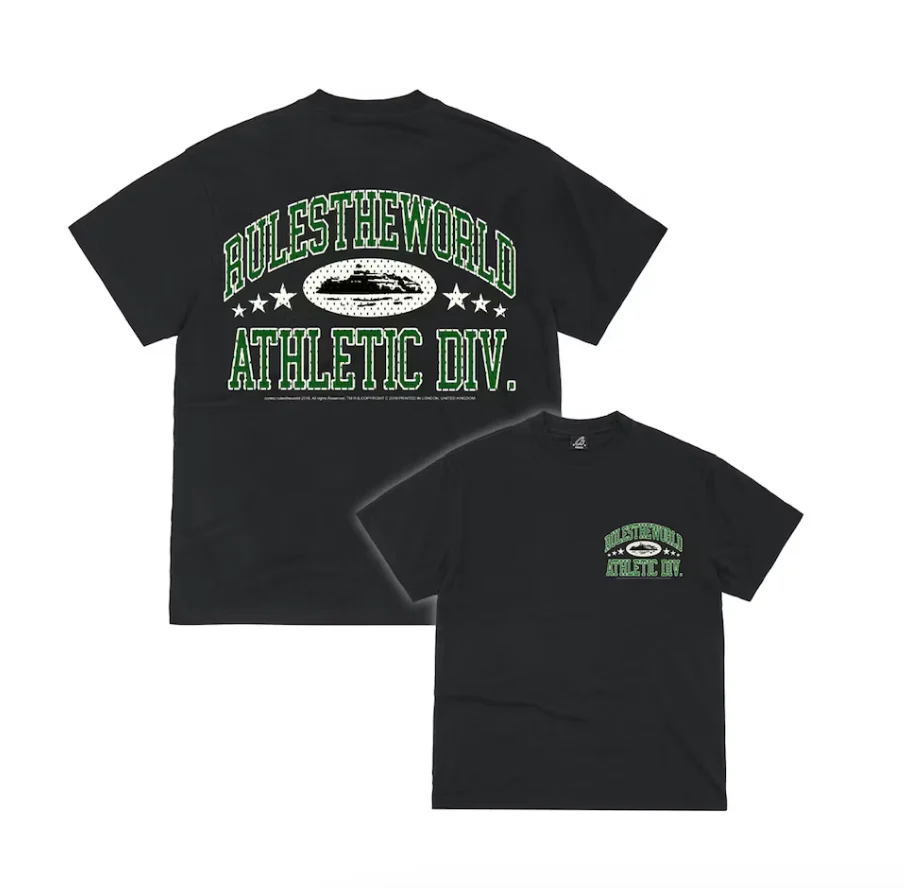 Corteiz RTW Athletic Division Tee Black/Green