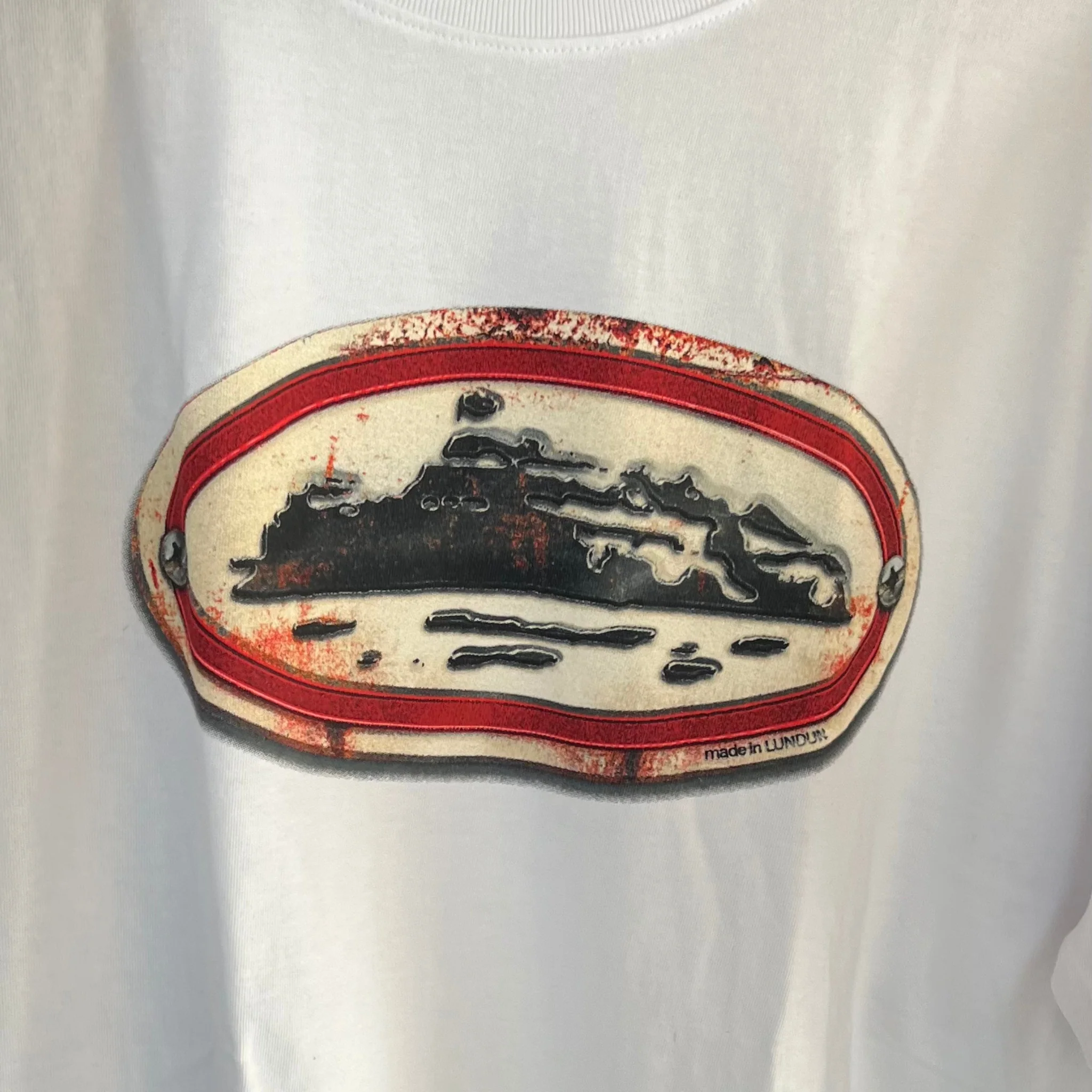 Corteiz Rusty Alcatraz Tee White - Image 2