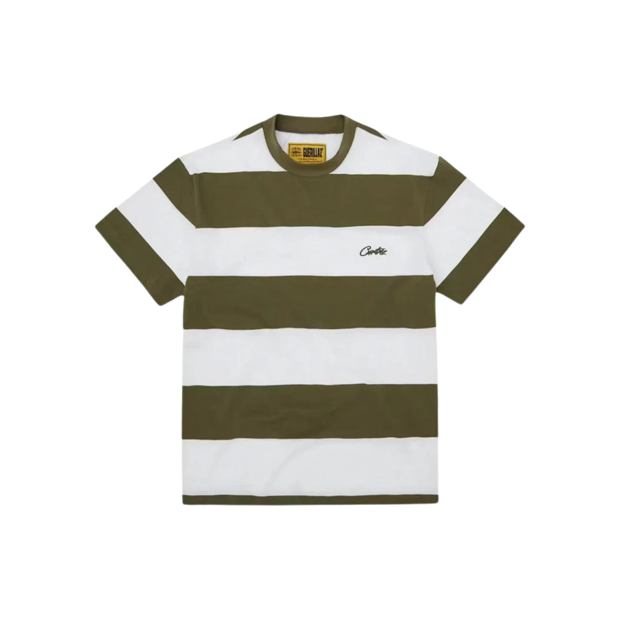 Corteiz Striped Tee Taupe