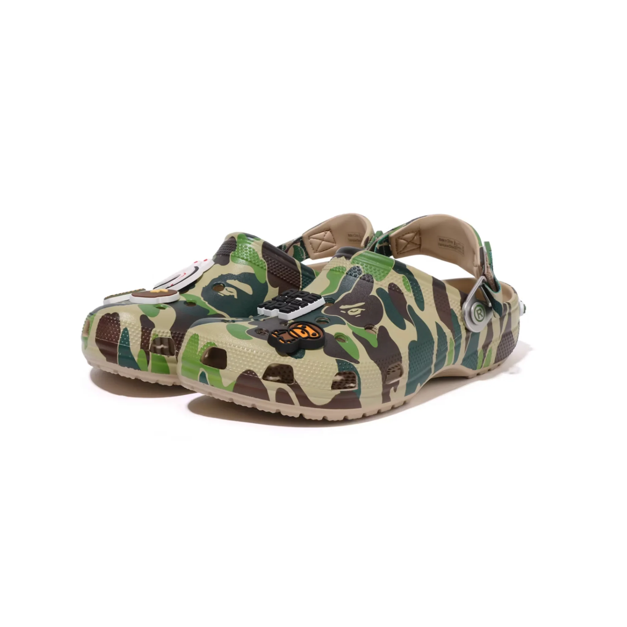 Crocs Classic Clog A Bathing Ape ABC Camo Green