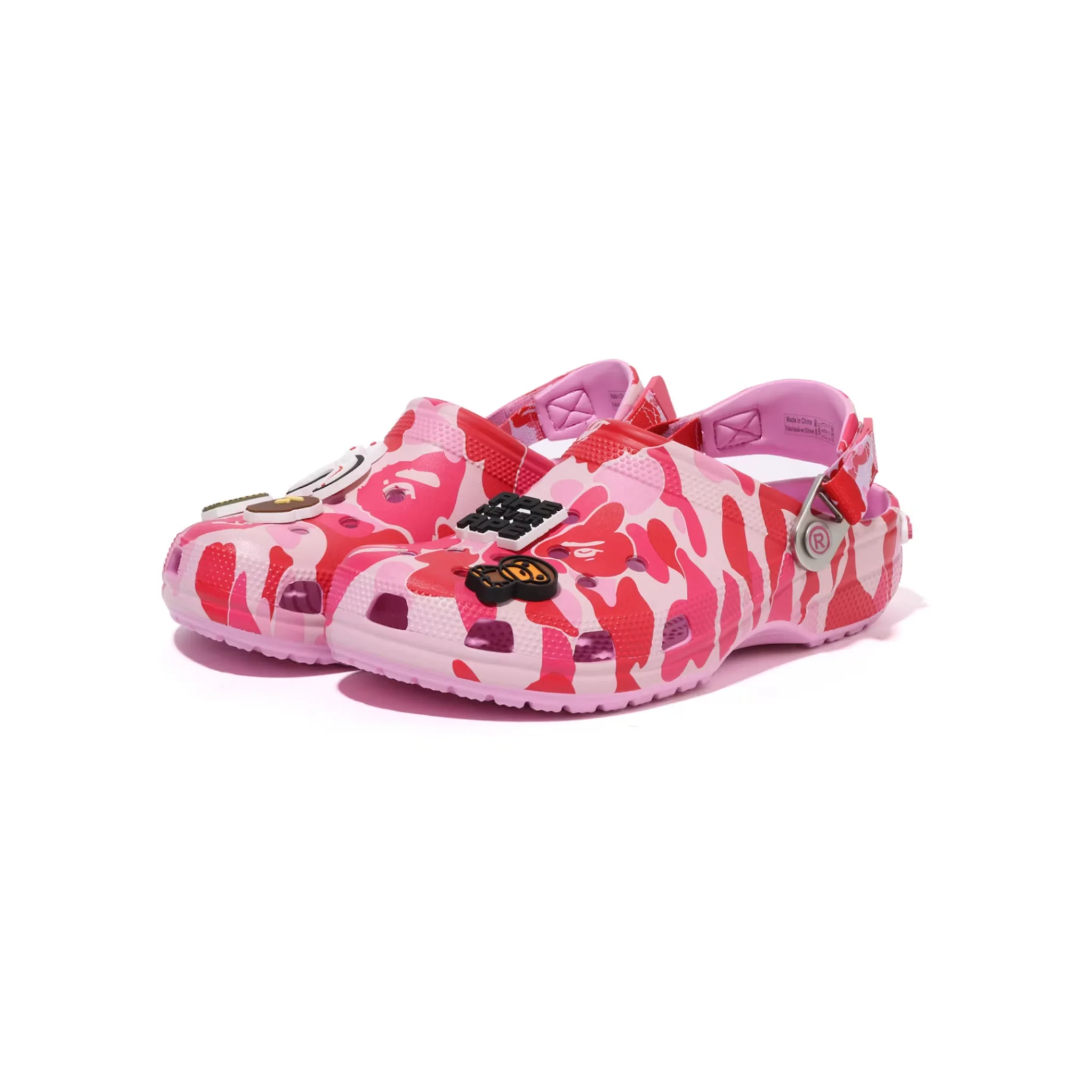 Crocs Classic Clog A Bathing Ape ABC Camo Pink