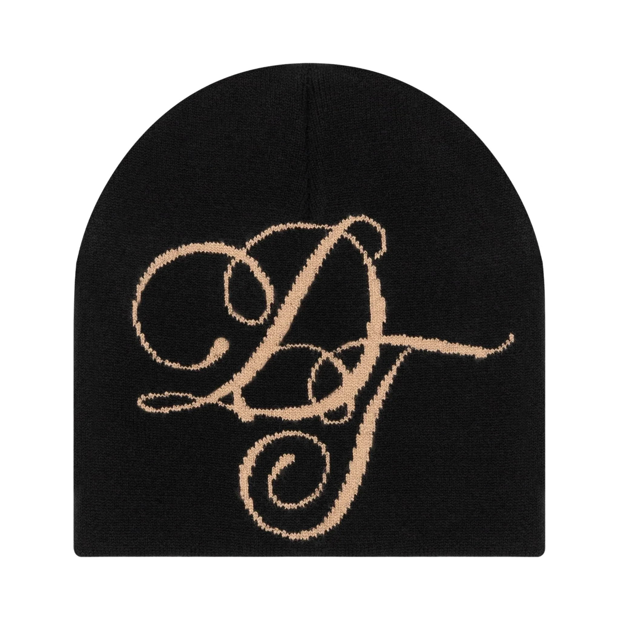 Denim Tears Metallic Gold Script Beanie
