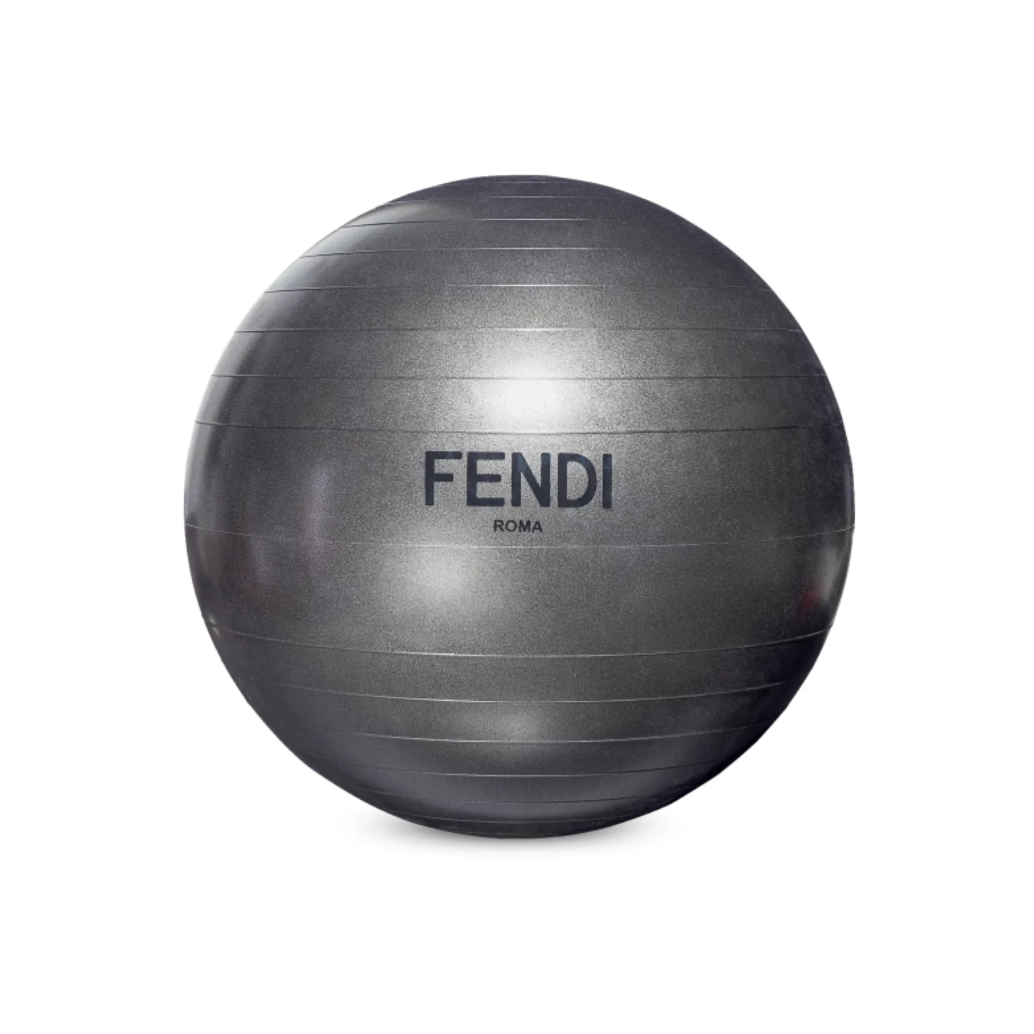 Silver Pilates ball Fendi