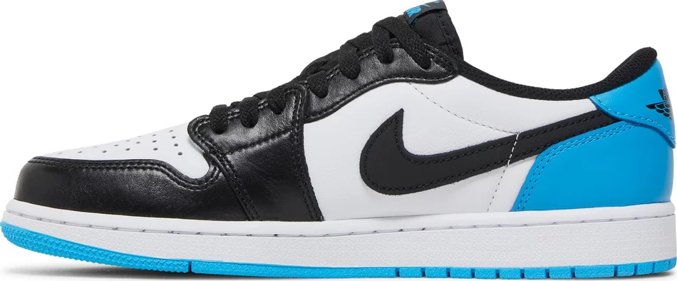 Jordan 1 Retro Low OG Black Dark Powder Blue - Image 2