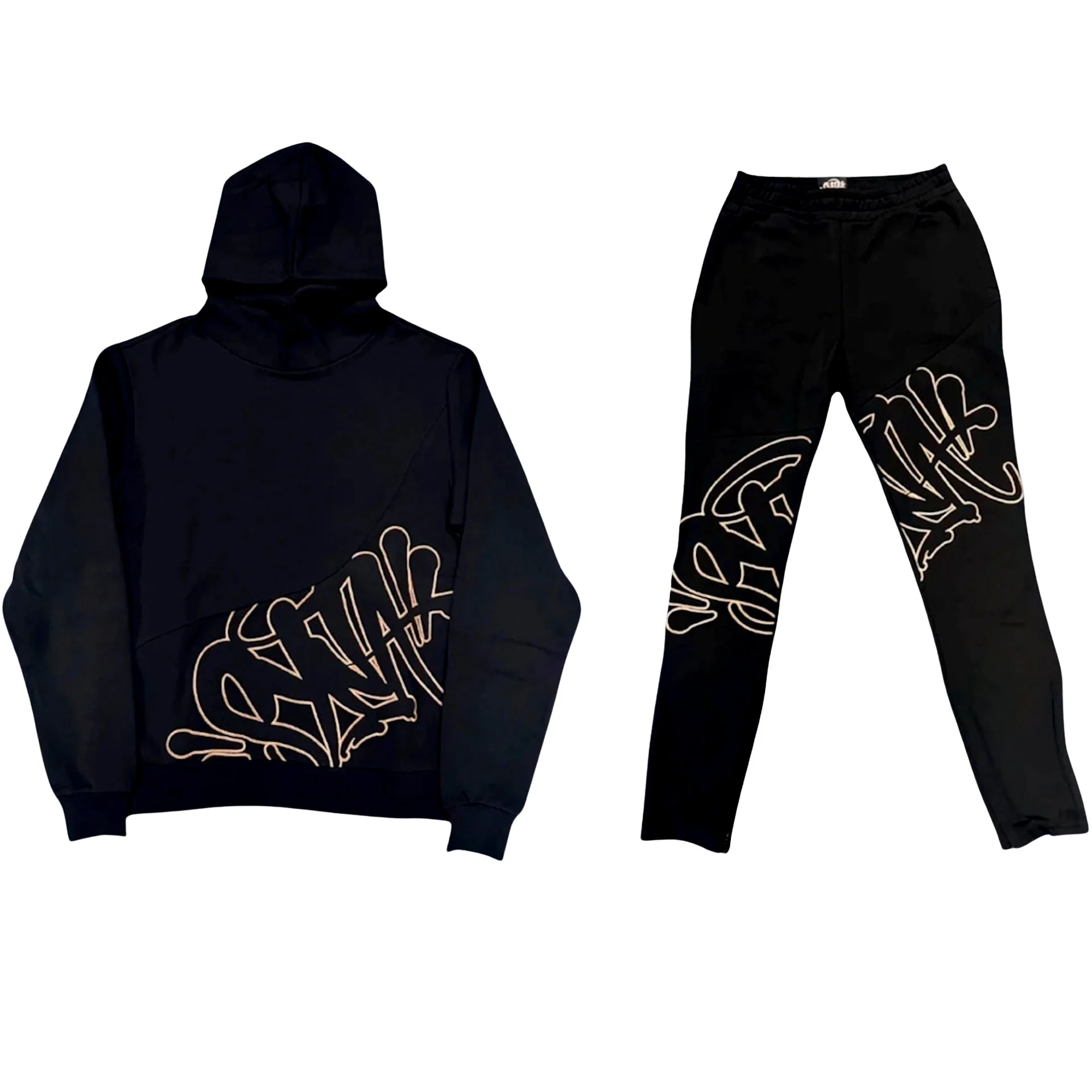 Syna Slice Tracksuit Black/Rose Gold