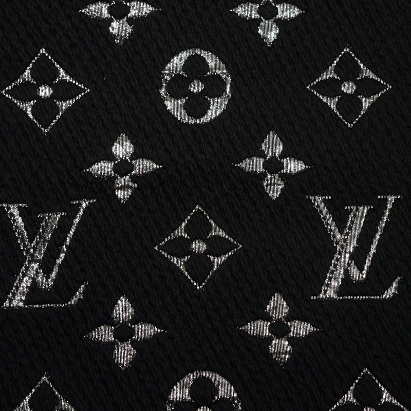 Louis Vuitton Logomania Scarf Black - Image 2