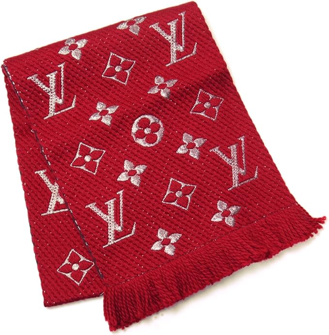 Louis Vuitton Logomania Scarf Red - Image 2
