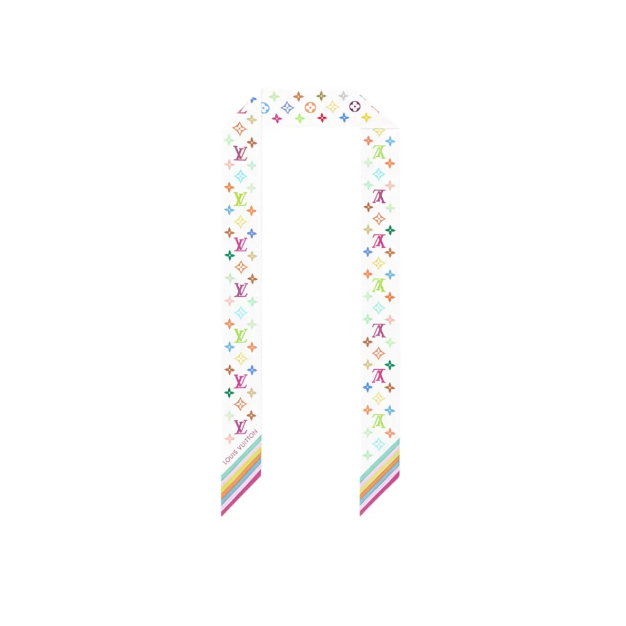 Louis Vuitton x Takashi Murakami Monogram Multicolor Bandeau BB White Multicolored