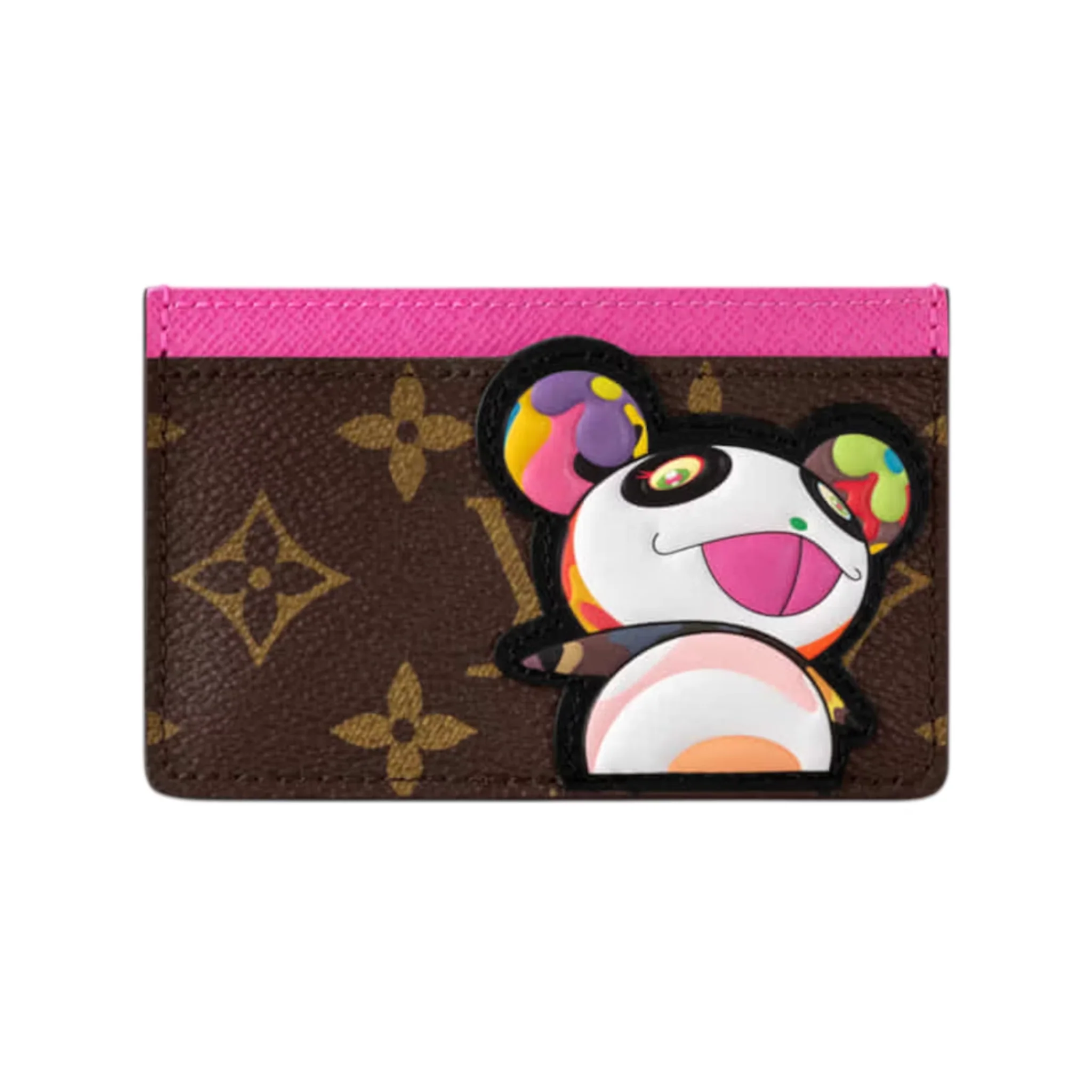 Louis Vuitton x Takashi Murakami Panda Card Holder Monogram