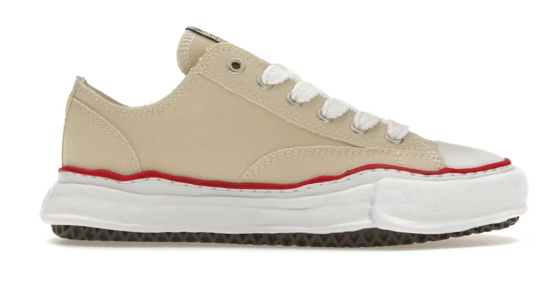 Maison Mihara Yasuhiro Peterson OG Sole Canvas Low Natural