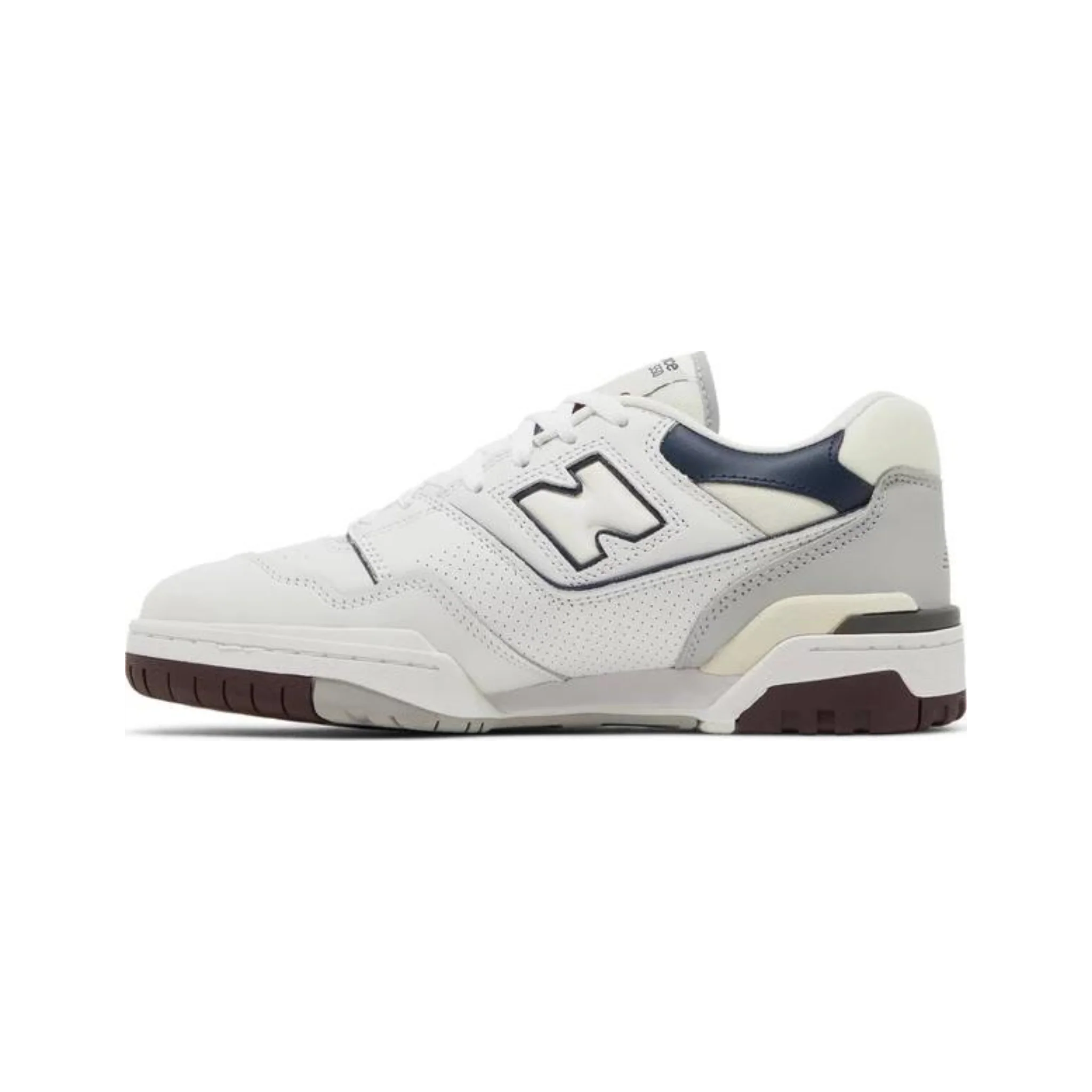 New Balance 550 White Natural Indigo Burgundy - Image 2