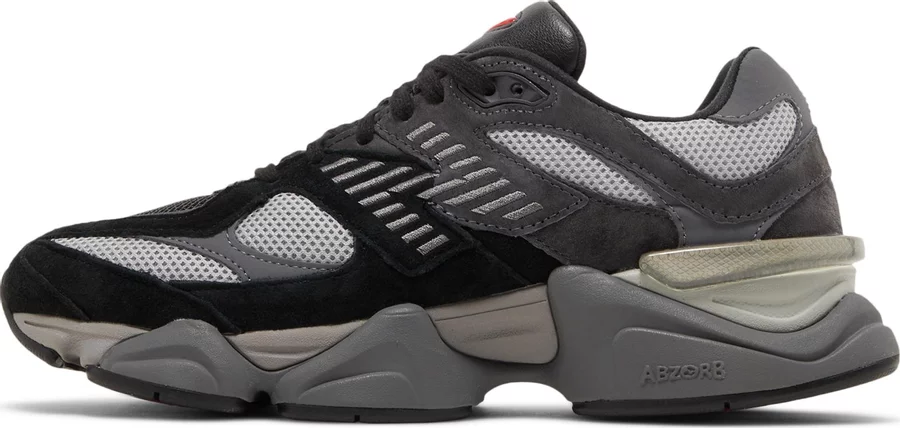 New Balance 9060 Black Castlerock Grey - Image 2