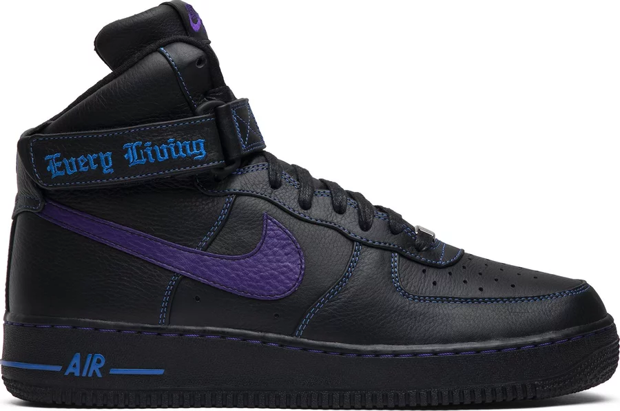 Nike Air Force 1 High x Vlone Black Purple
