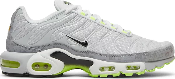 Nike Air Max Plus Platinum Grey Reflective Logos