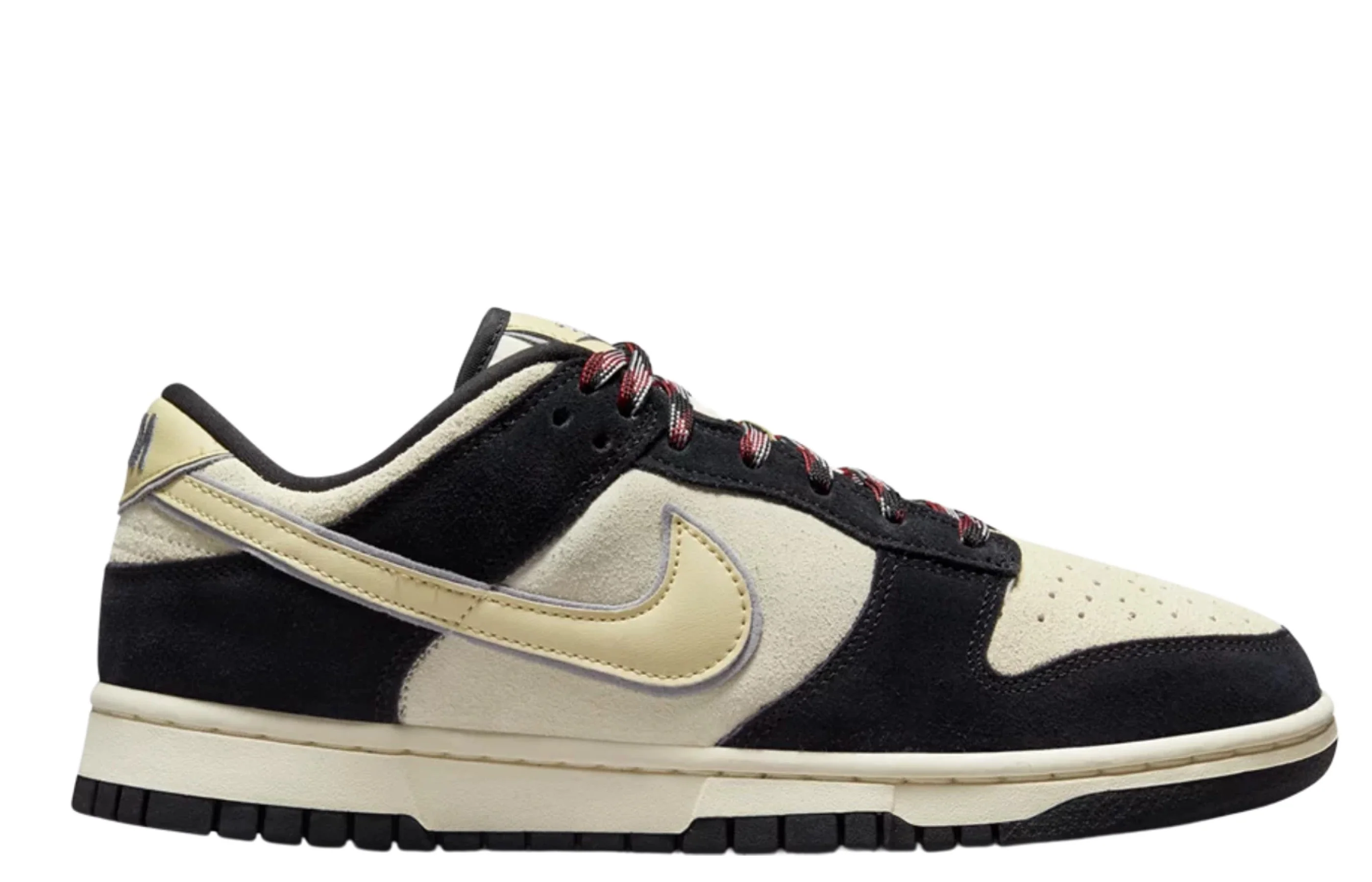 Nike Dunk Low LX Black Suede Team Gold (W)