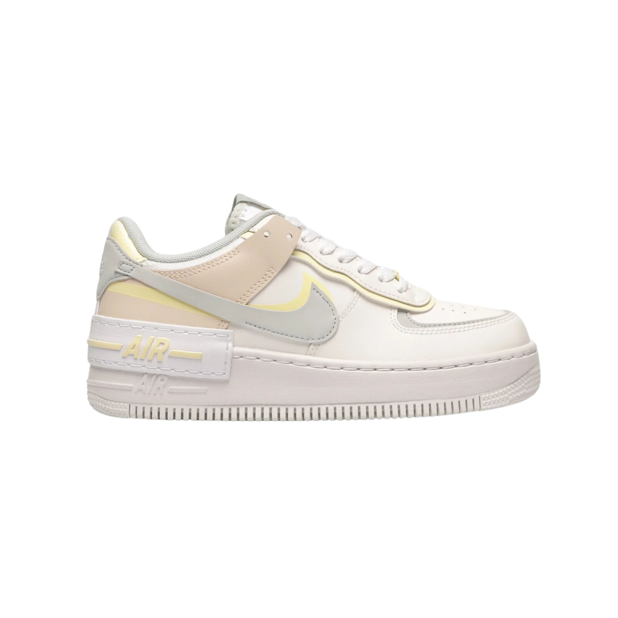 Nikw Air Force 1 Low Shadow Light Silver Citron Tint